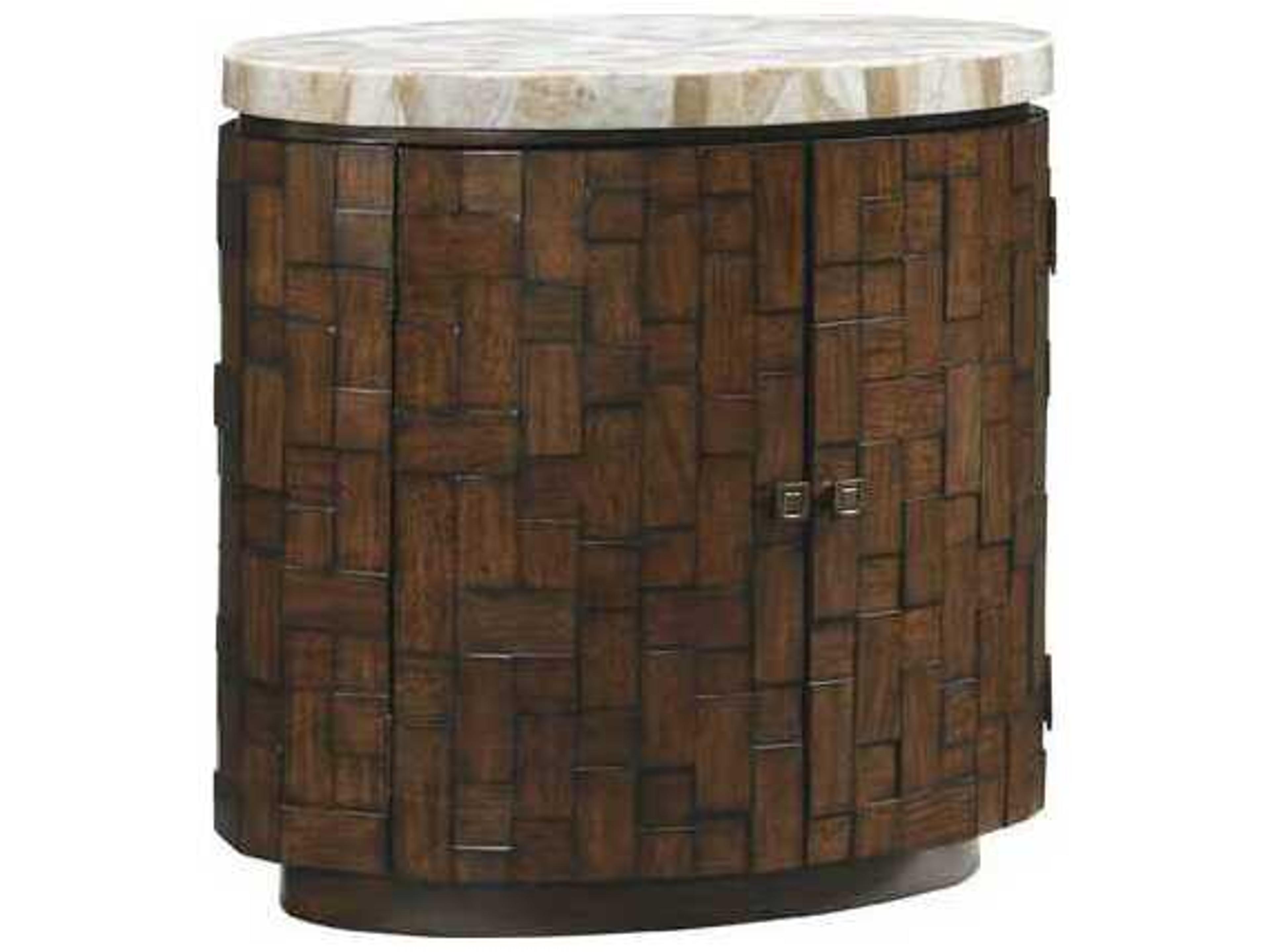 Island Fusion Banyan Oval End Table