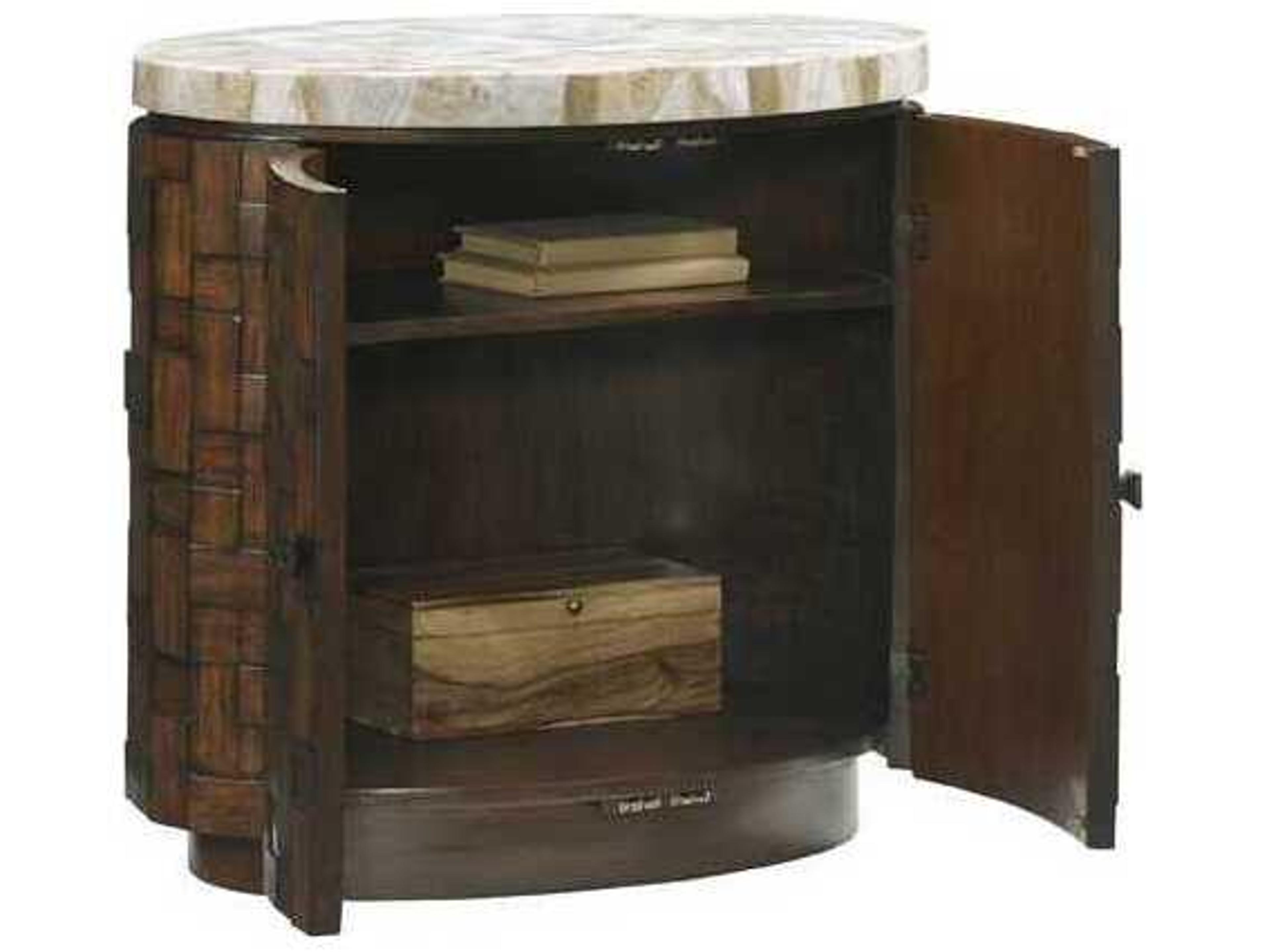 Tommy Bahama Island Fusion Banyan Oval End Table