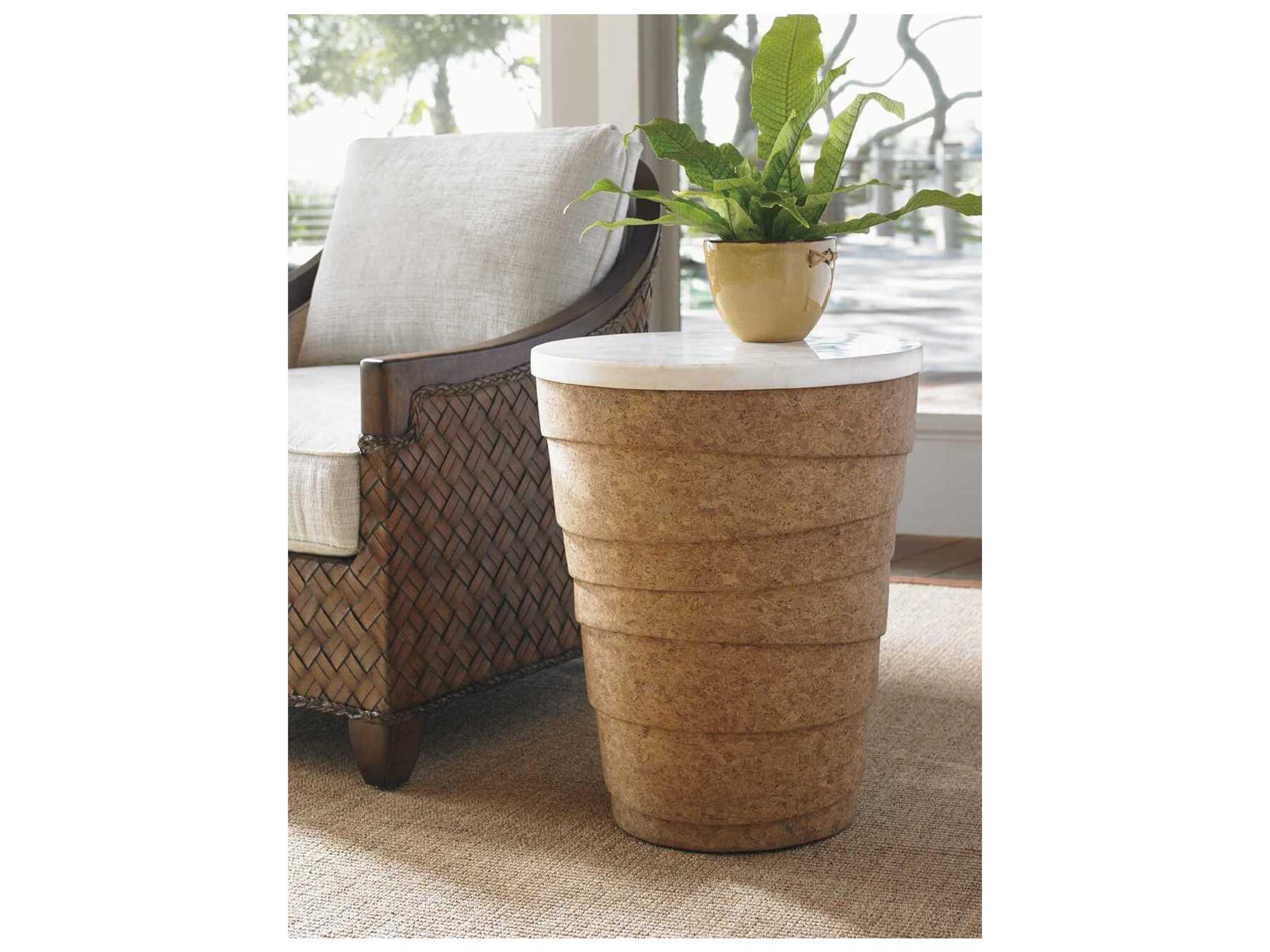 Tommy Bahama Island Fusion Kendari Round End Table