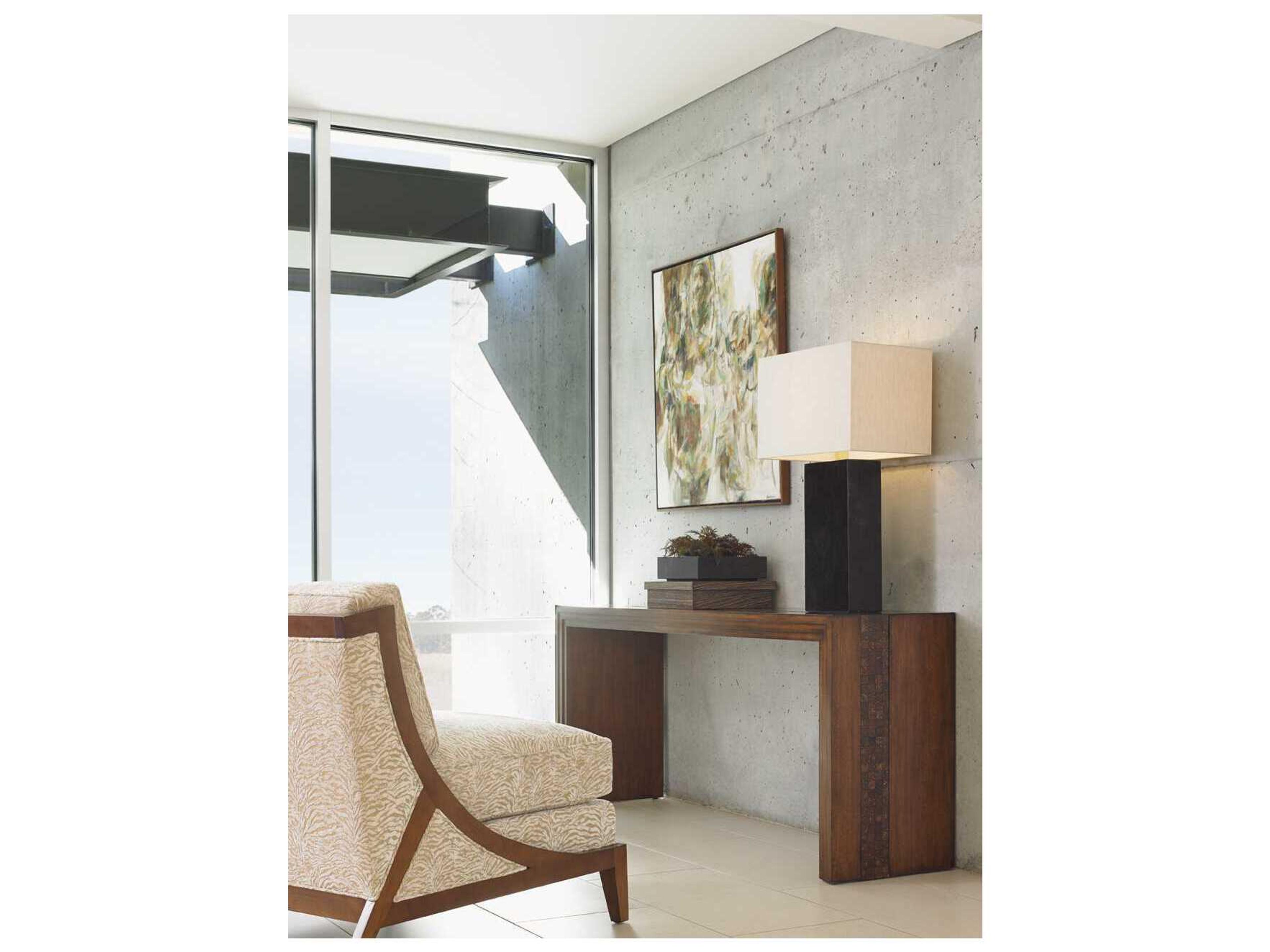 Tommy Bahama Island Fusion Turtle Island Rectangular Console Table