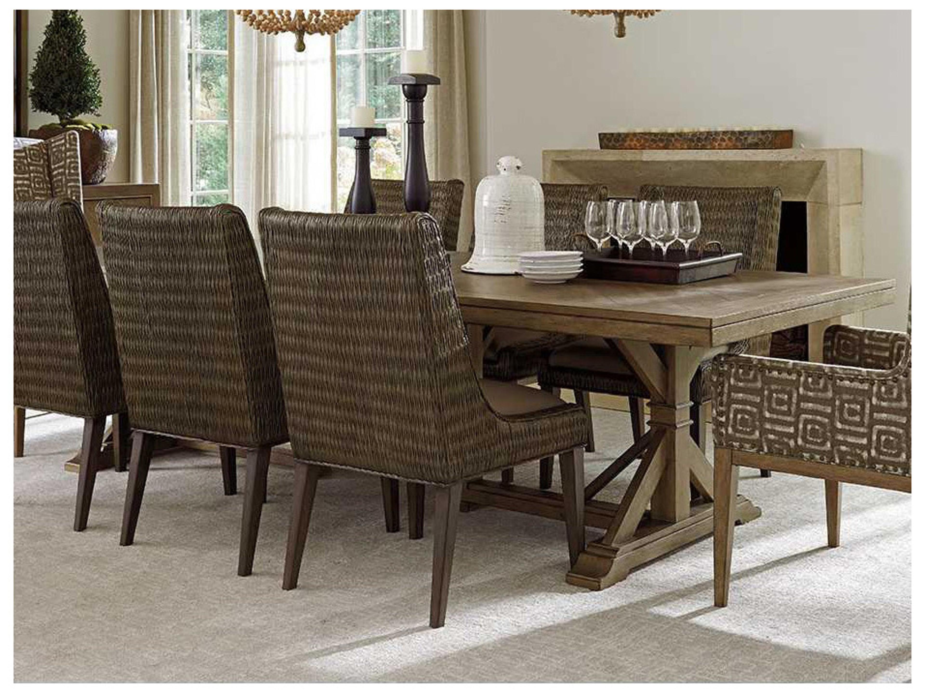 Tommy Bahama Cypress Point Rectangular Pierpoint Dining Table