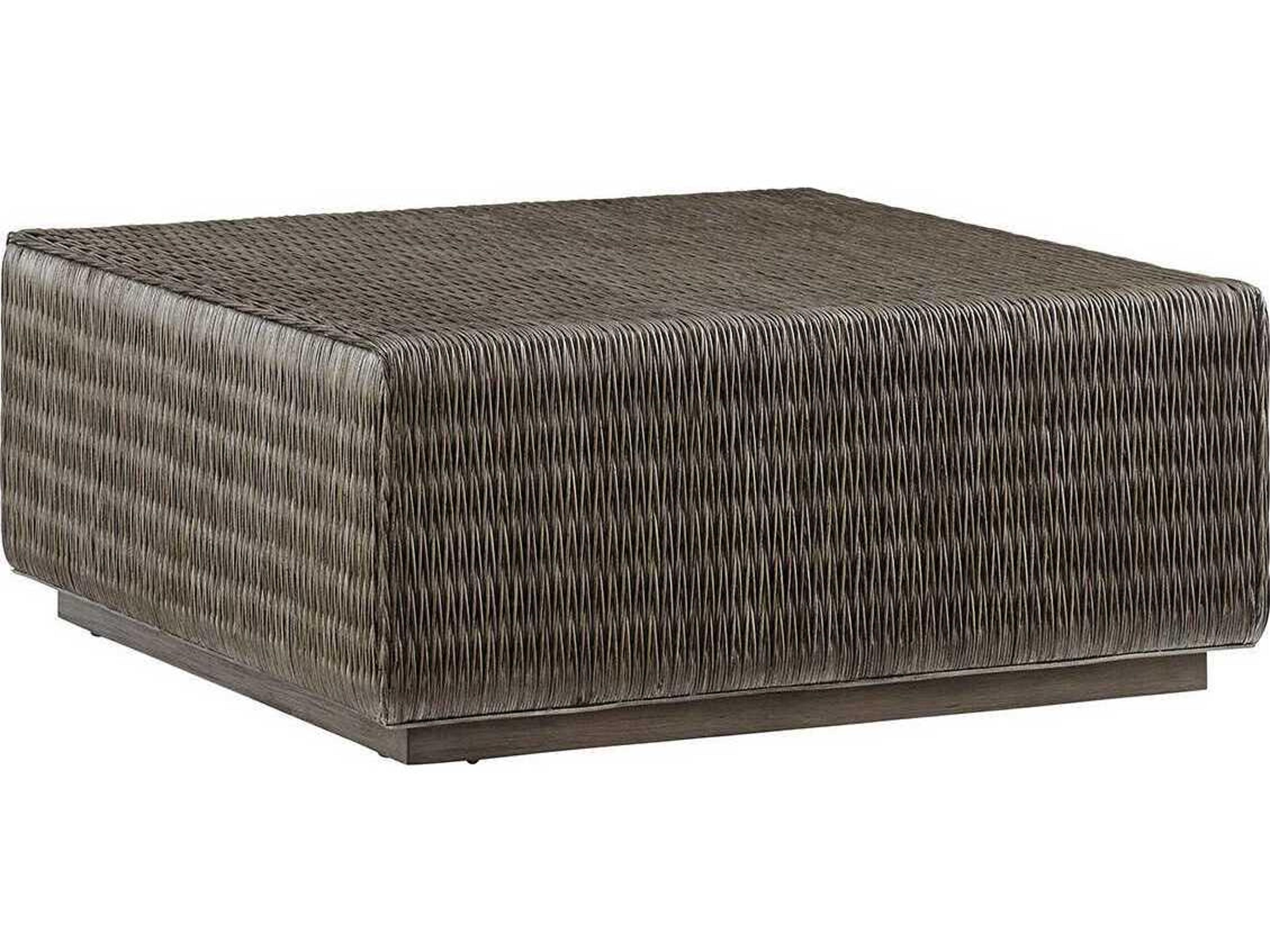 Cypress Point Seawatch Woven Square Coffee Table