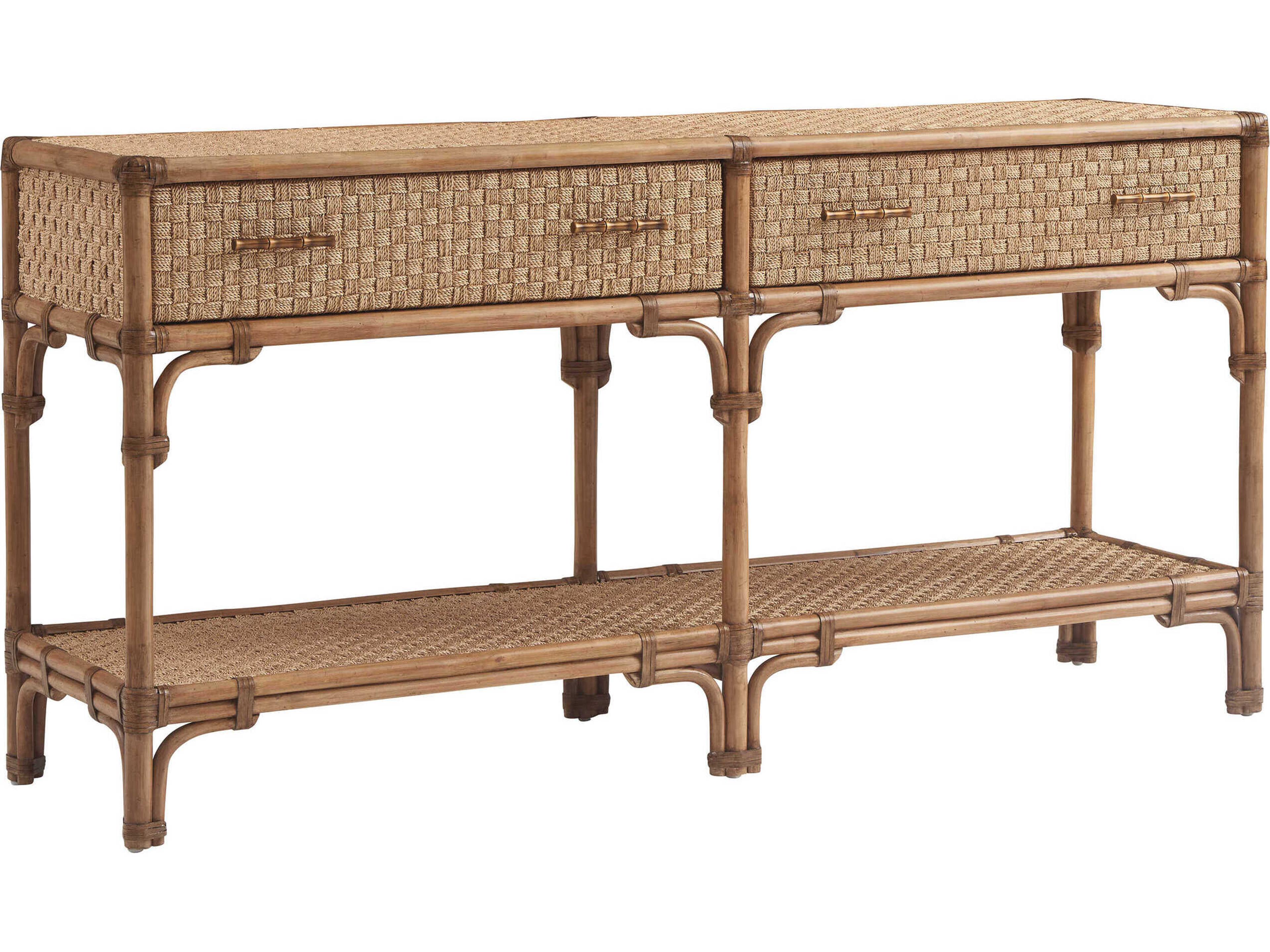Key Biscayne 18" Bamboo Wood Sideboard
