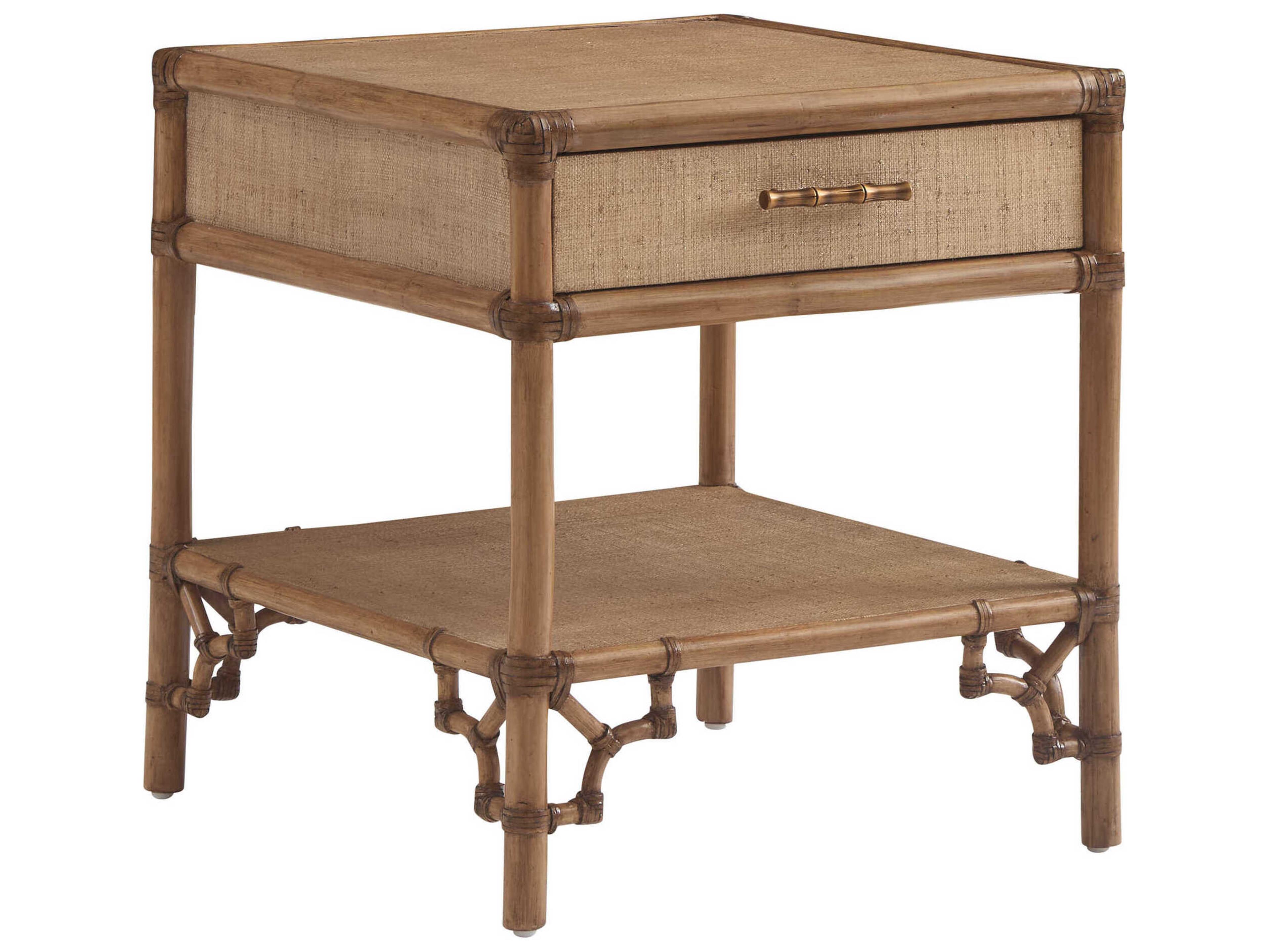 Key Biscayne Rectangular Wood End Table