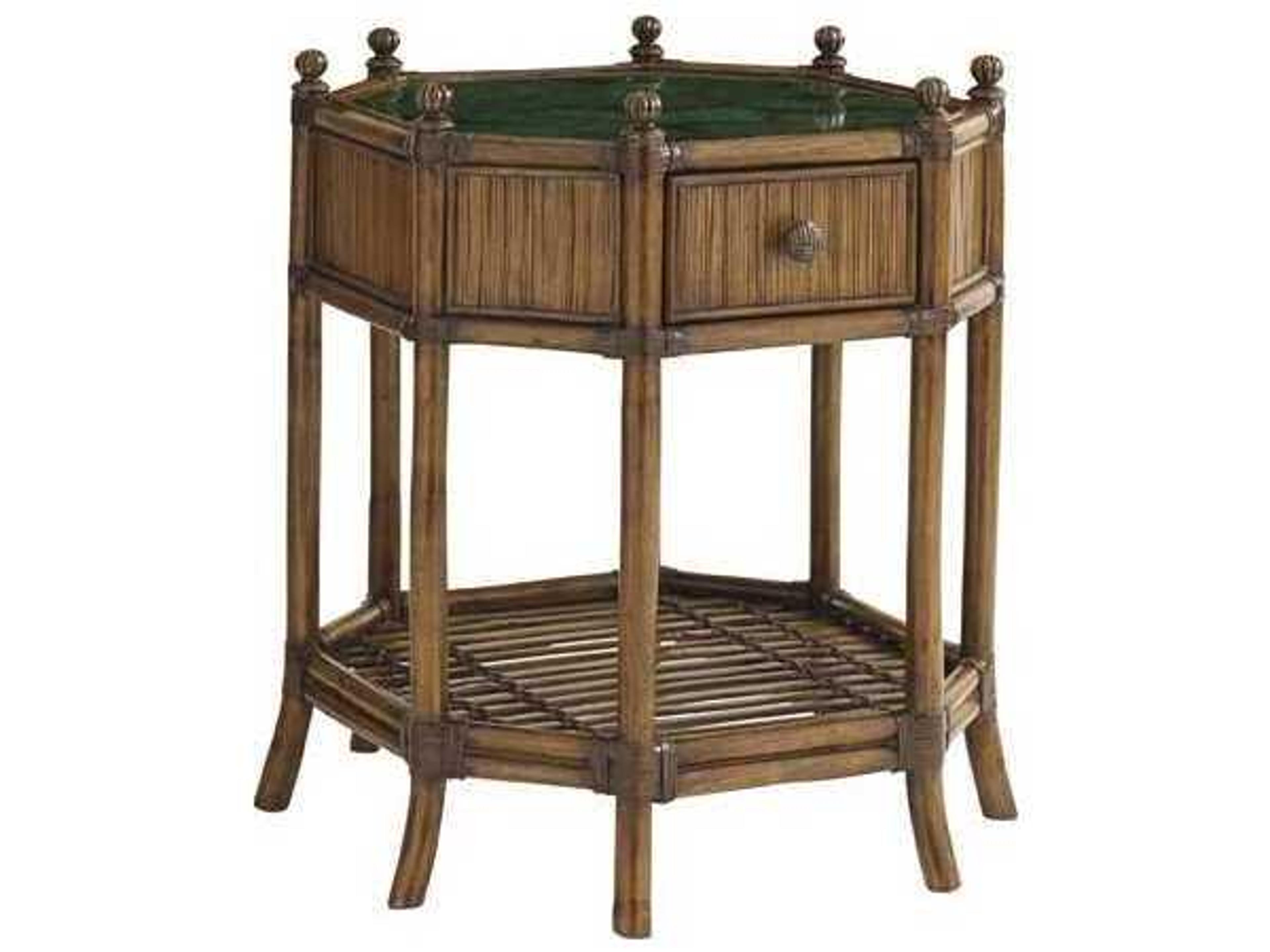 Bali Hai Flamingo Octagonal End Table