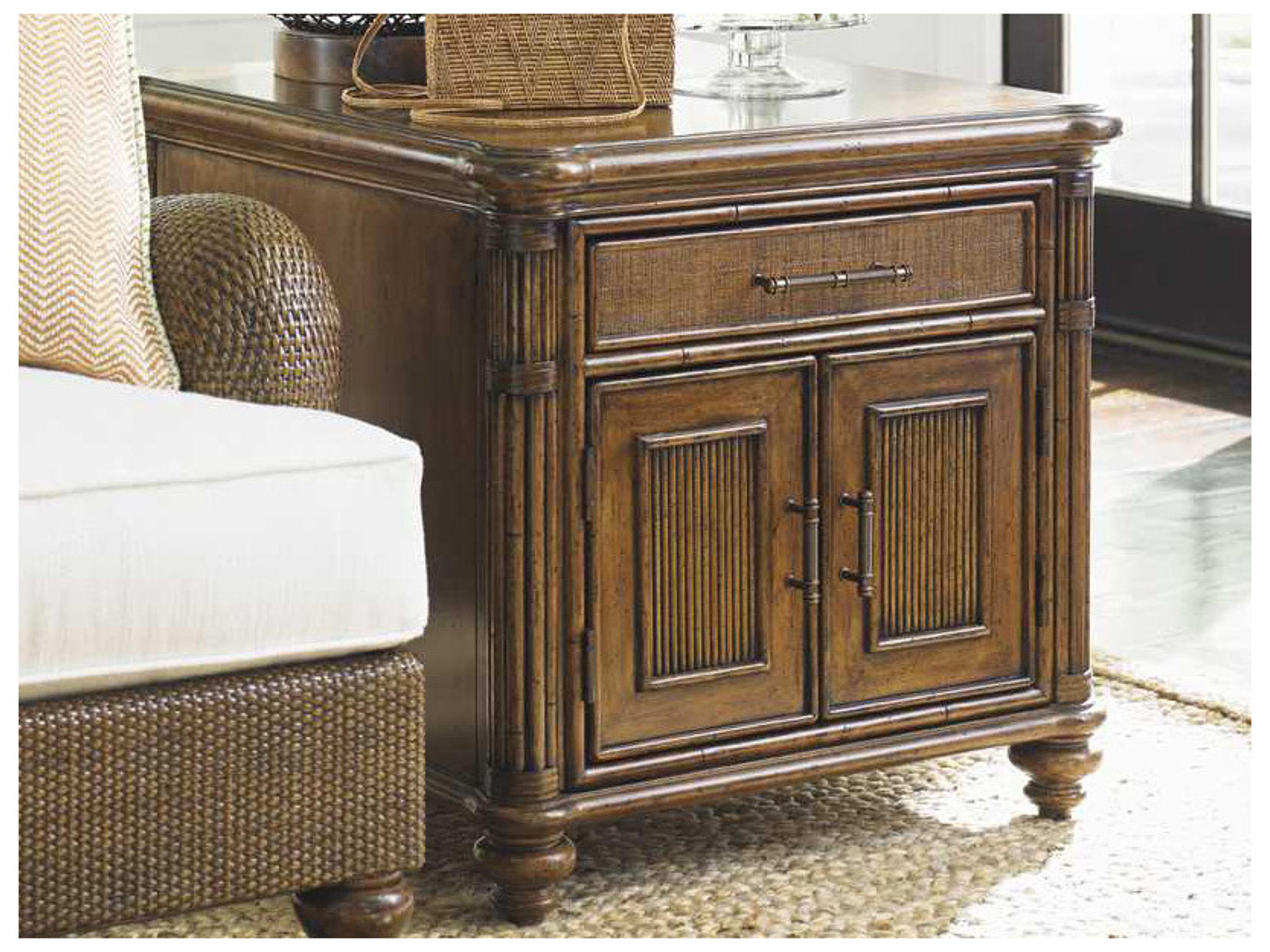 Tommy Bahama Bali Hai Mariner Storage End Table