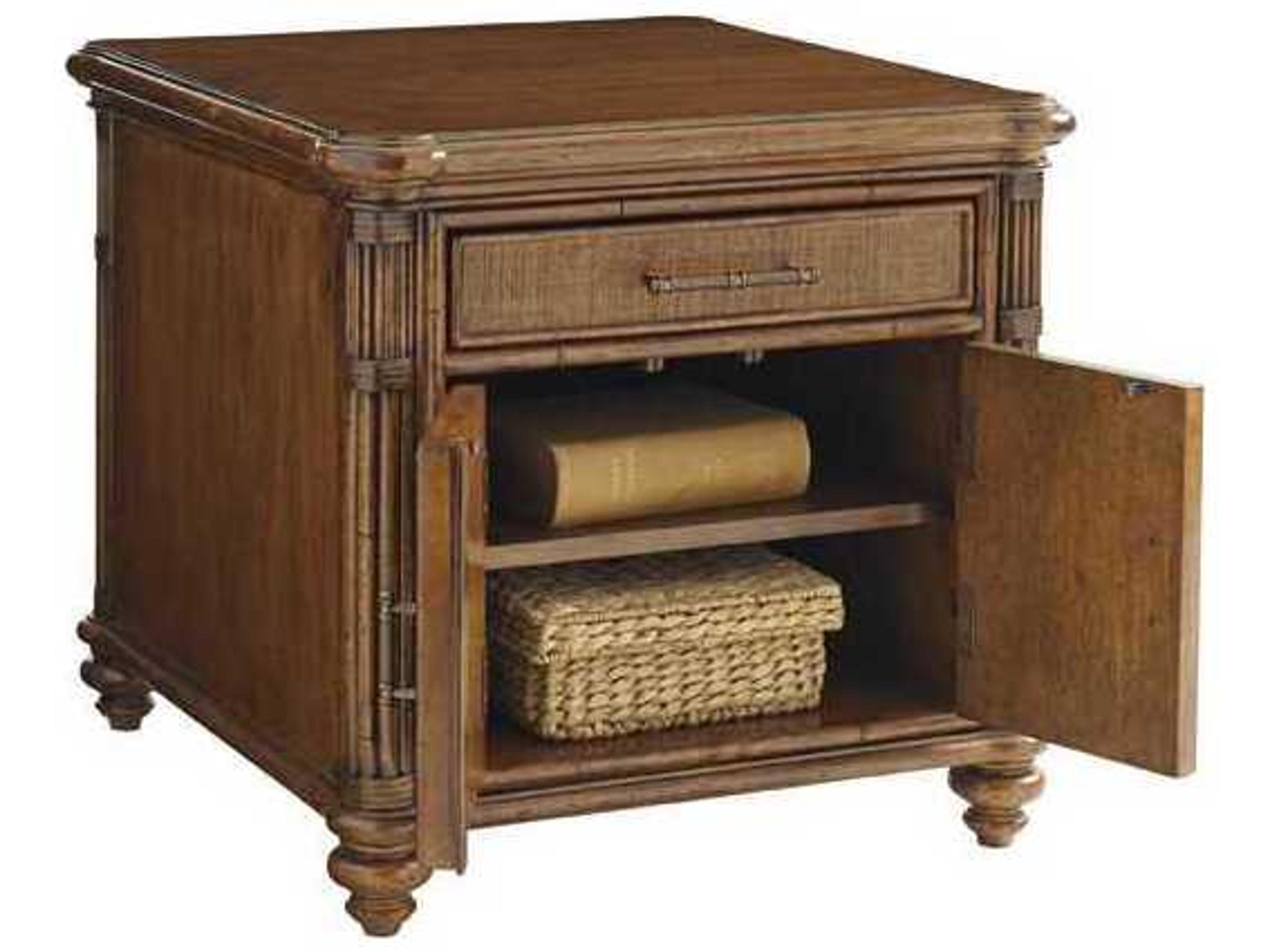 Tommy Bahama Bali Hai Mariner Storage End Table