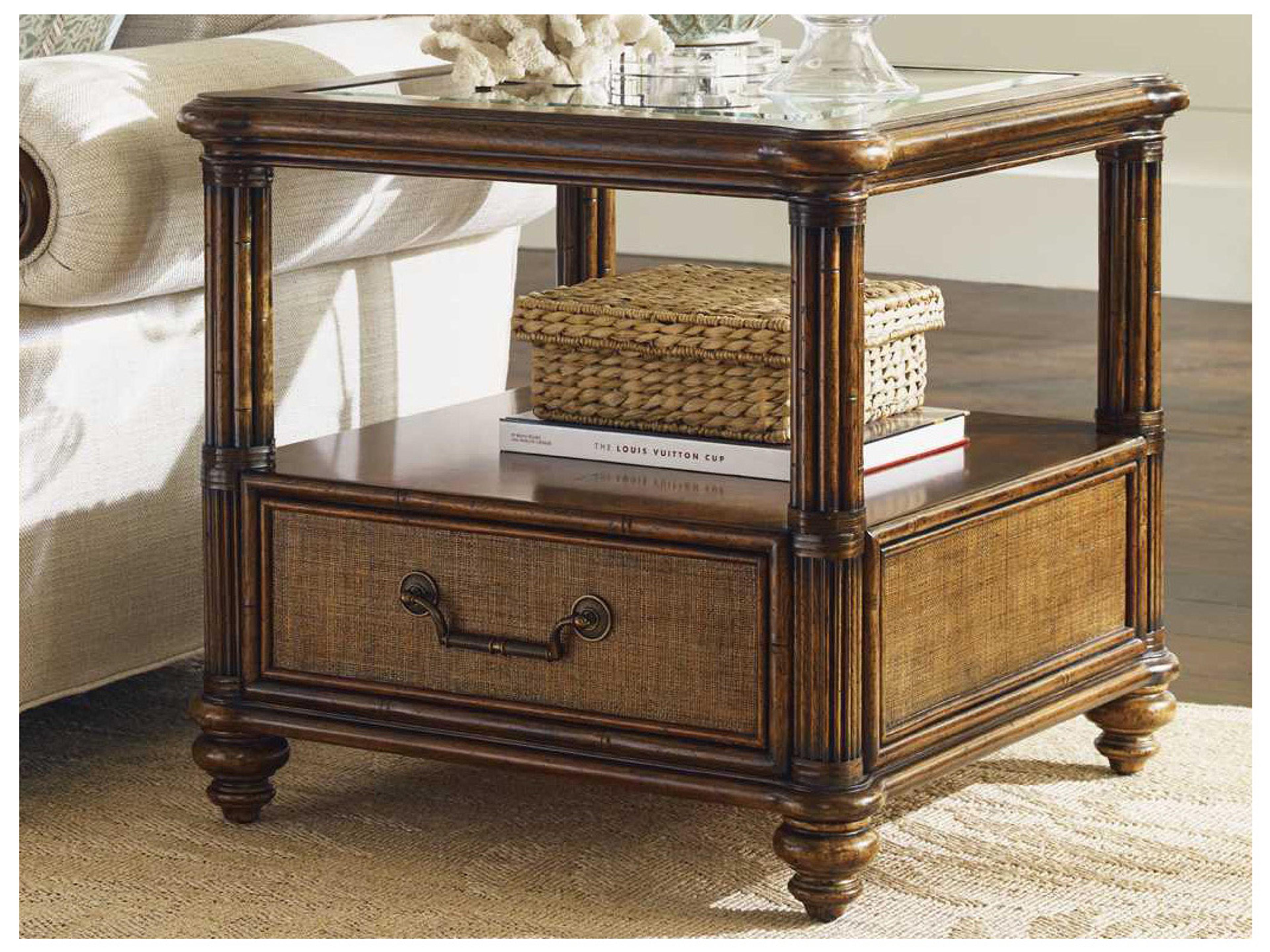 Tommy Bahama Bali Hai Bimini Square End Table