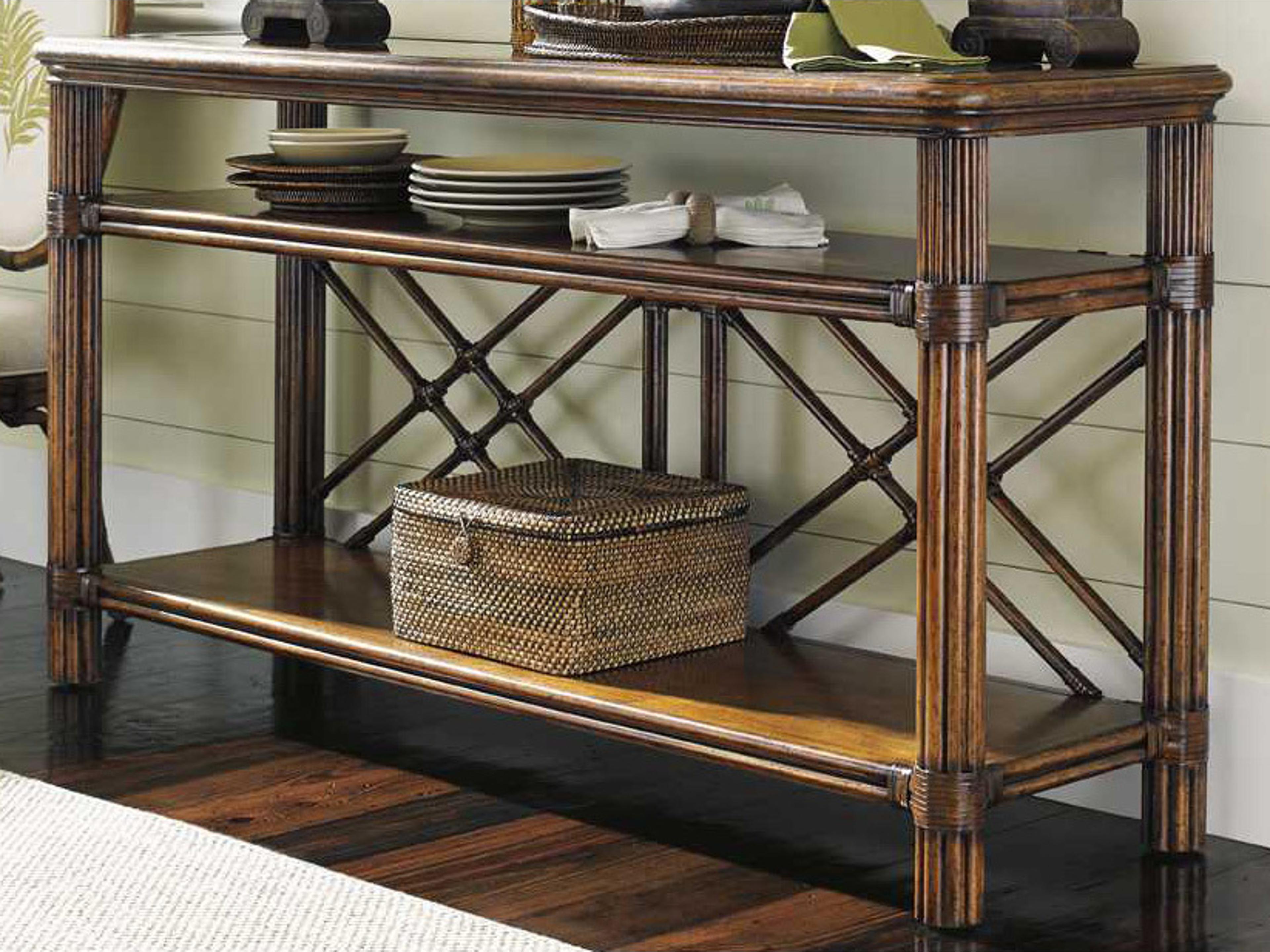 Tommy Bahama Bali Hai Islander Rectangular Console Table