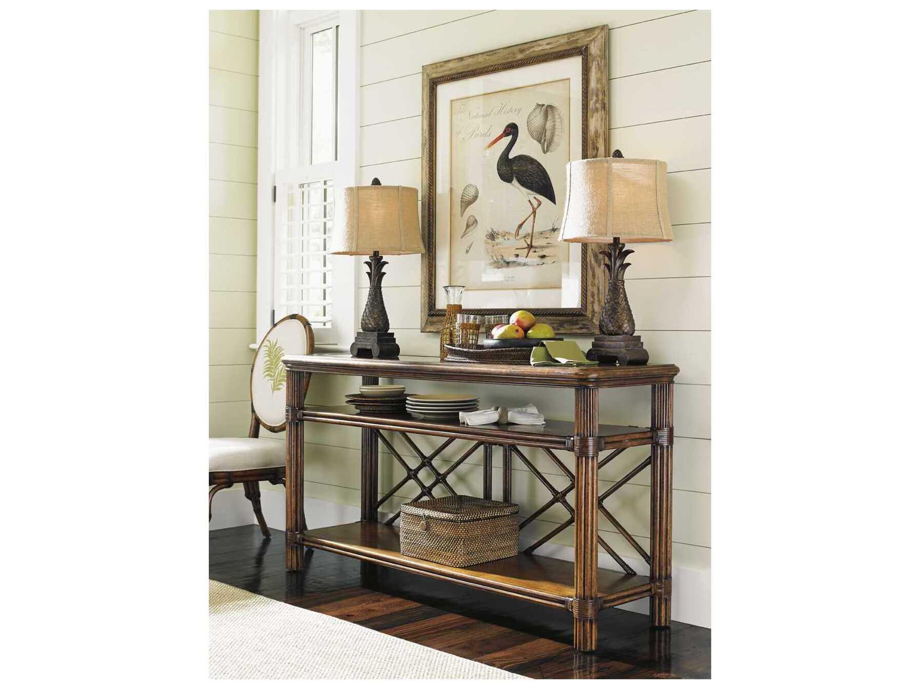 Tommy Bahama Bali Hai Islander Rectangular Console Table