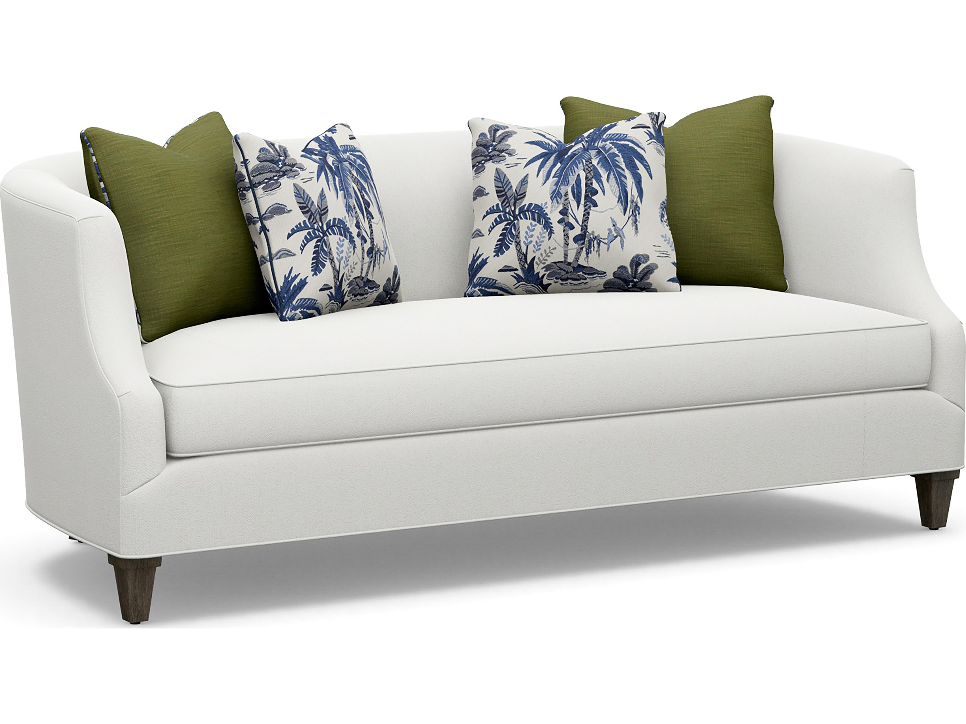 Ivory Key White Upholstered Sofa