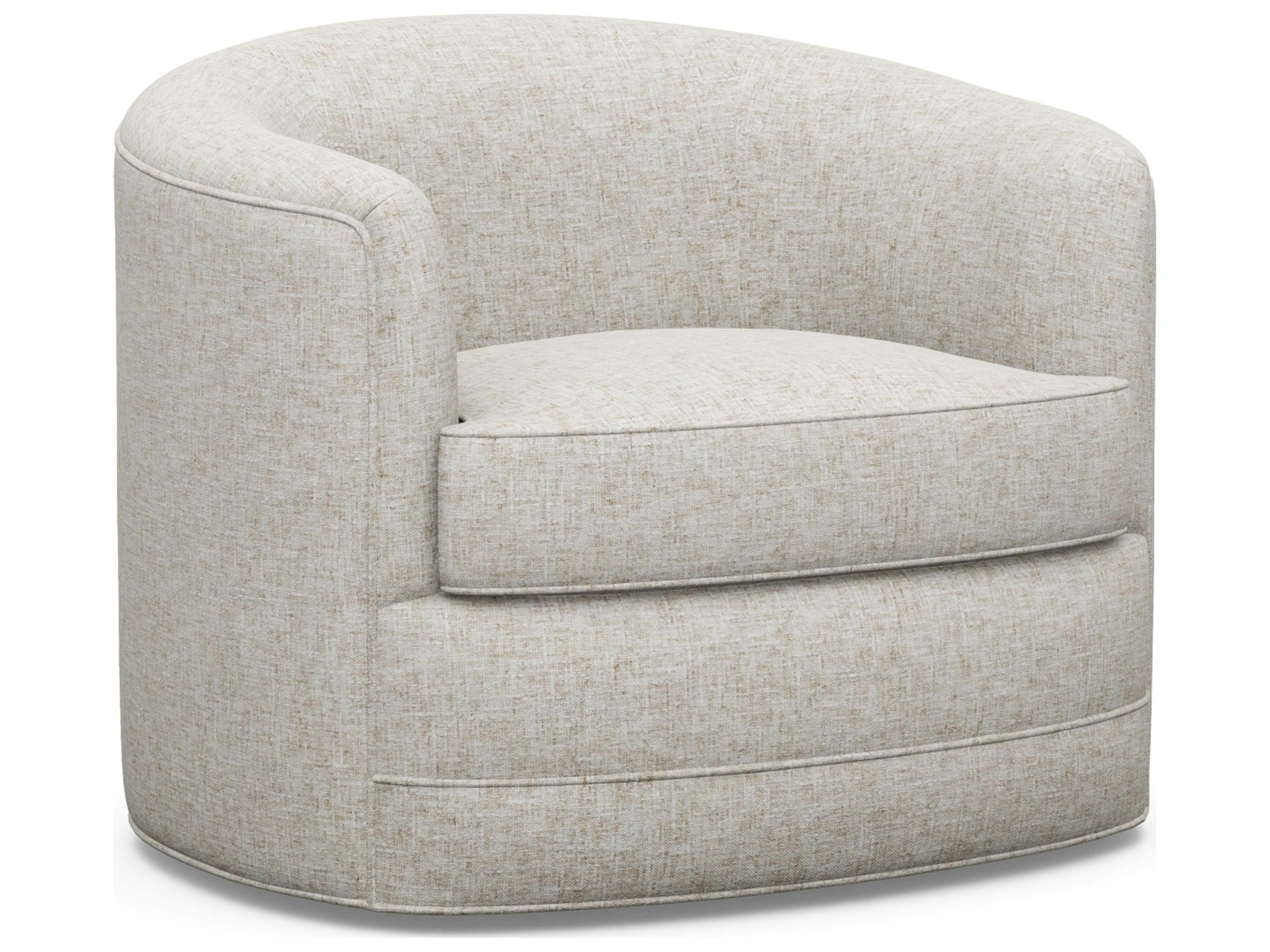 Ocean Club Swivel Beige Accent Chair