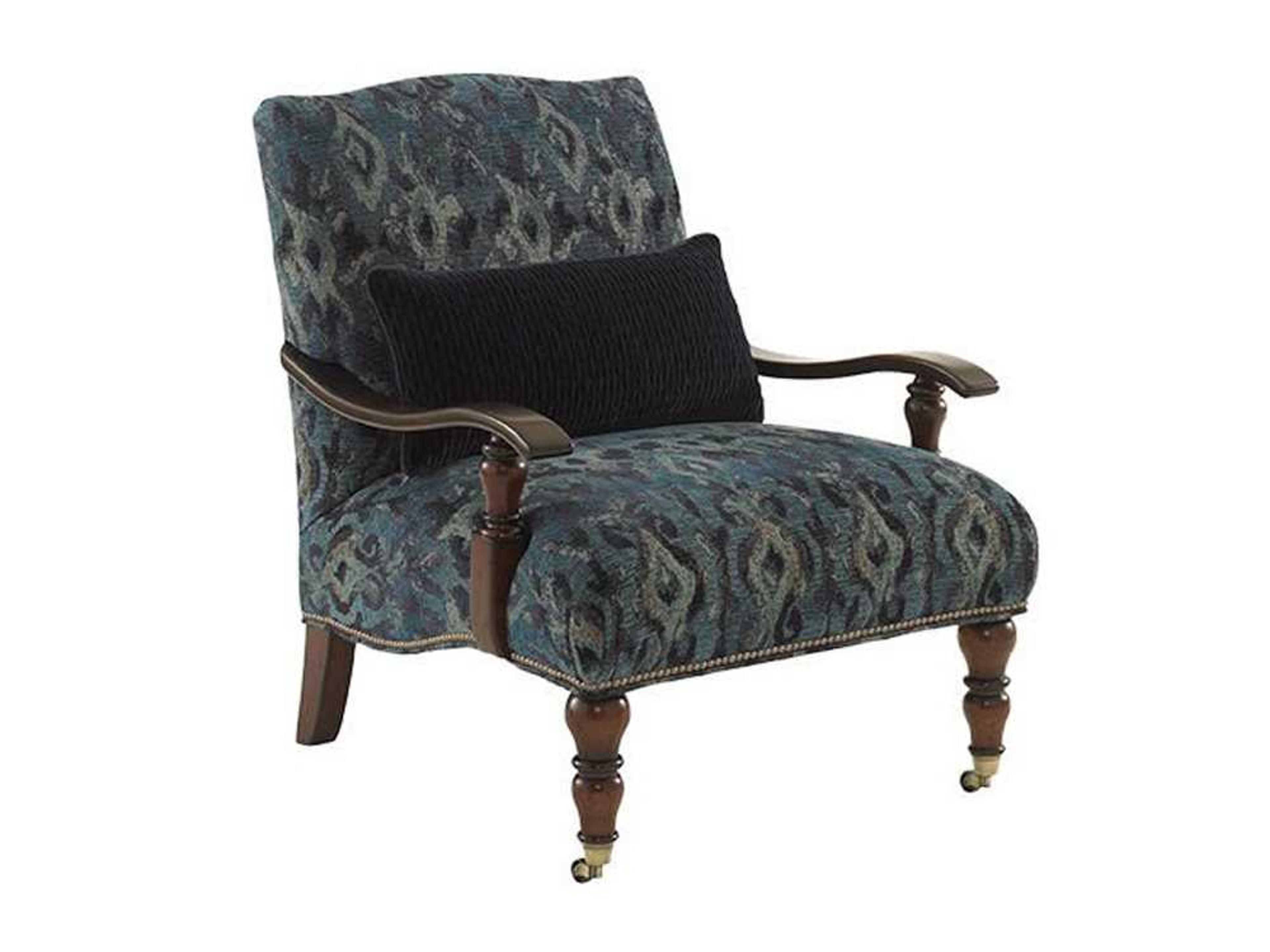 Landara Rolling Leather Club Chair