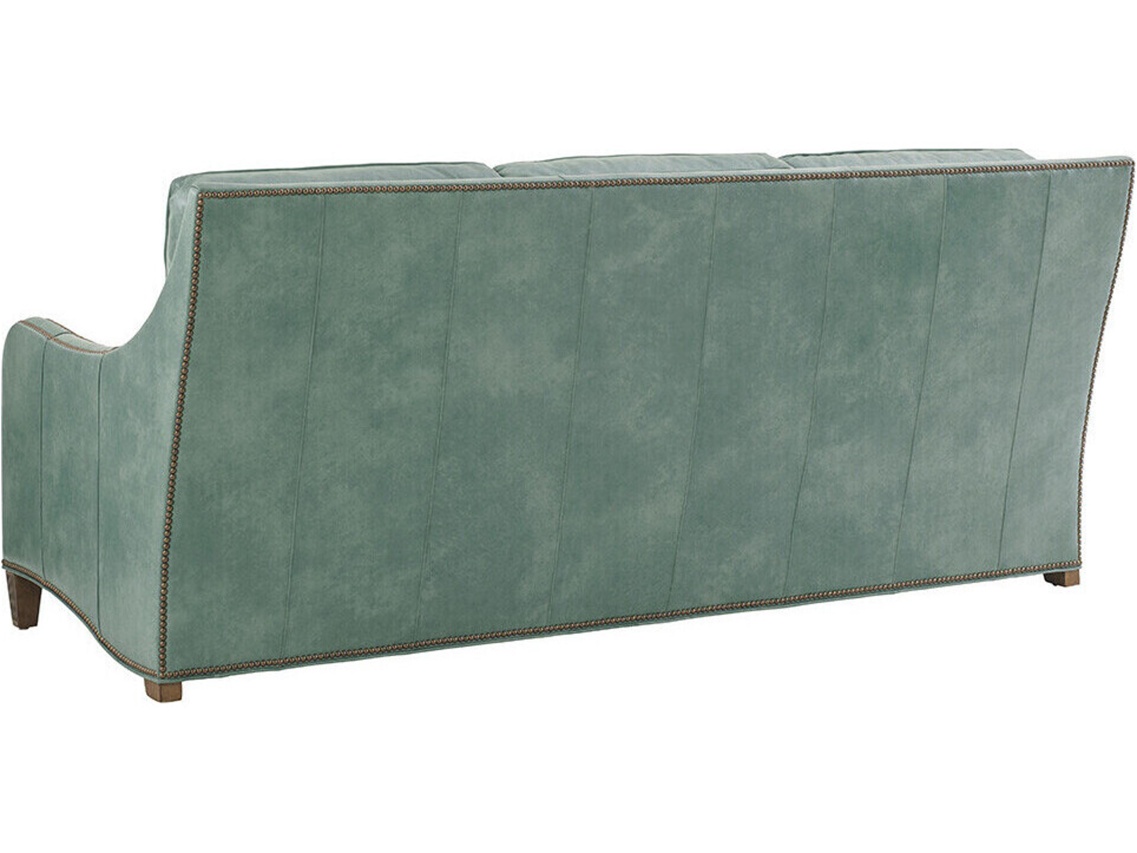 Tommy Bahama Twin Palms Leather Sofa