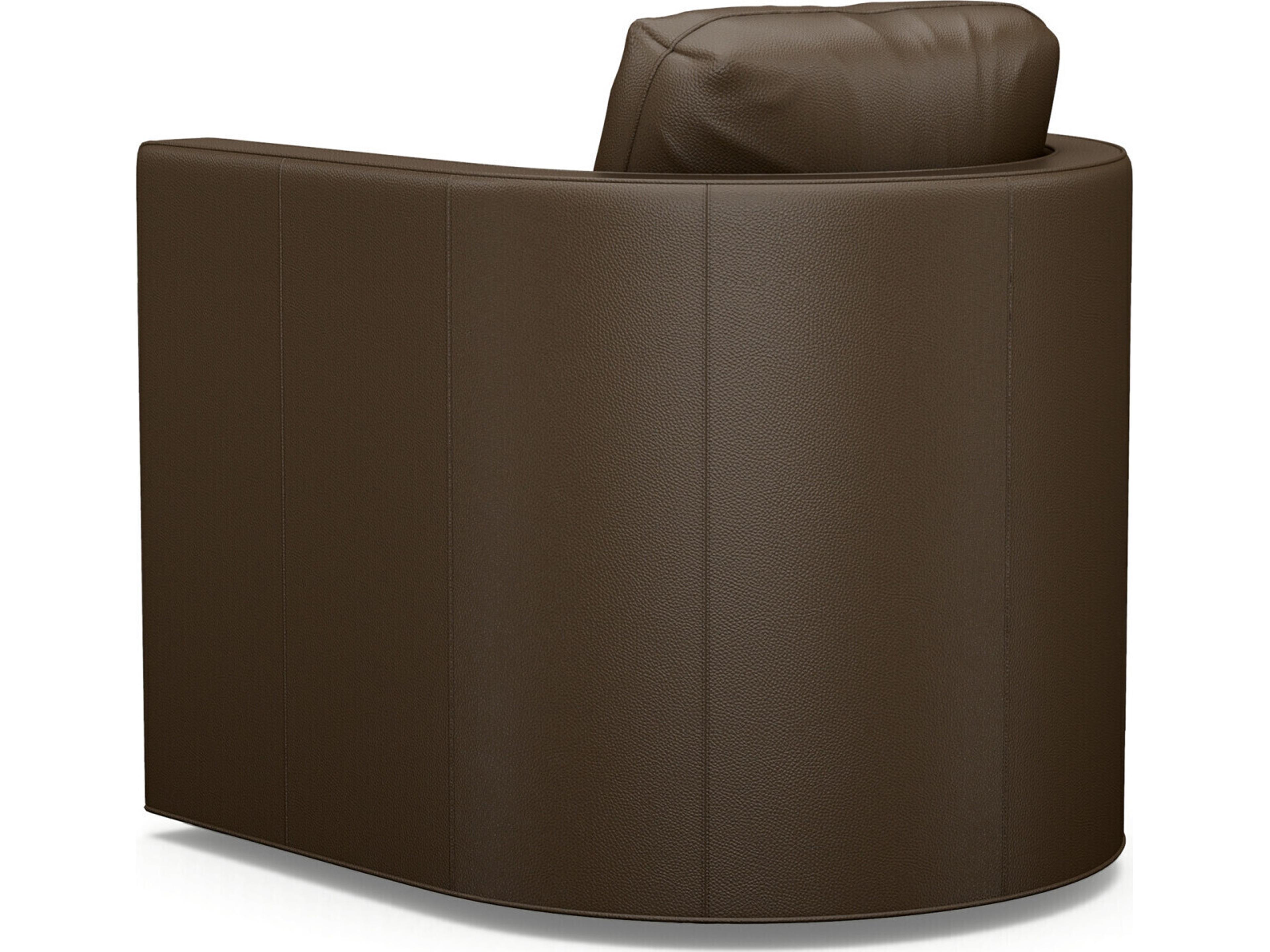 Tommy Bahama Twin Palms Swivel Leather Club Chair