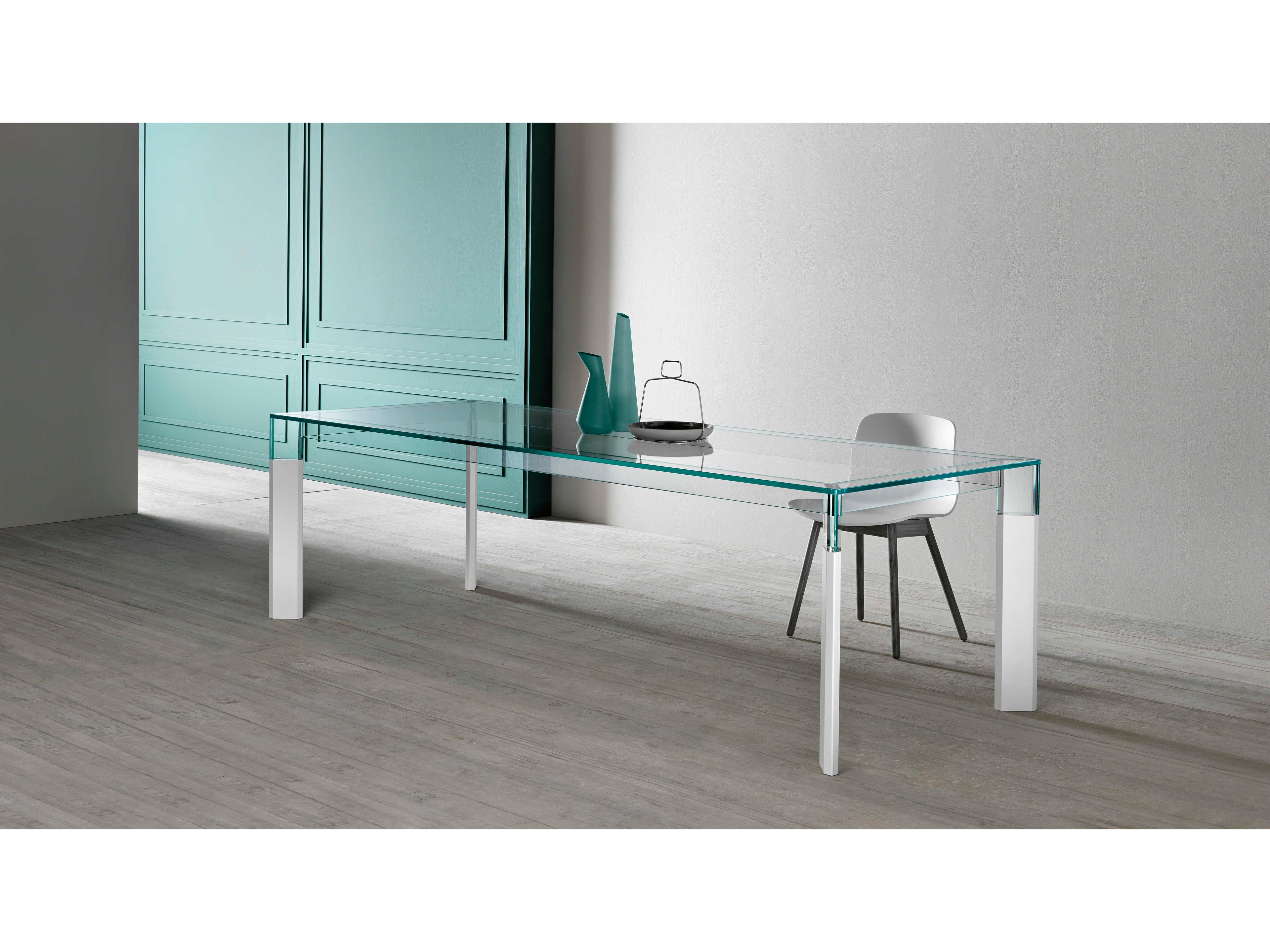 Tonelli Perseo Rectangular Glass Dining Table