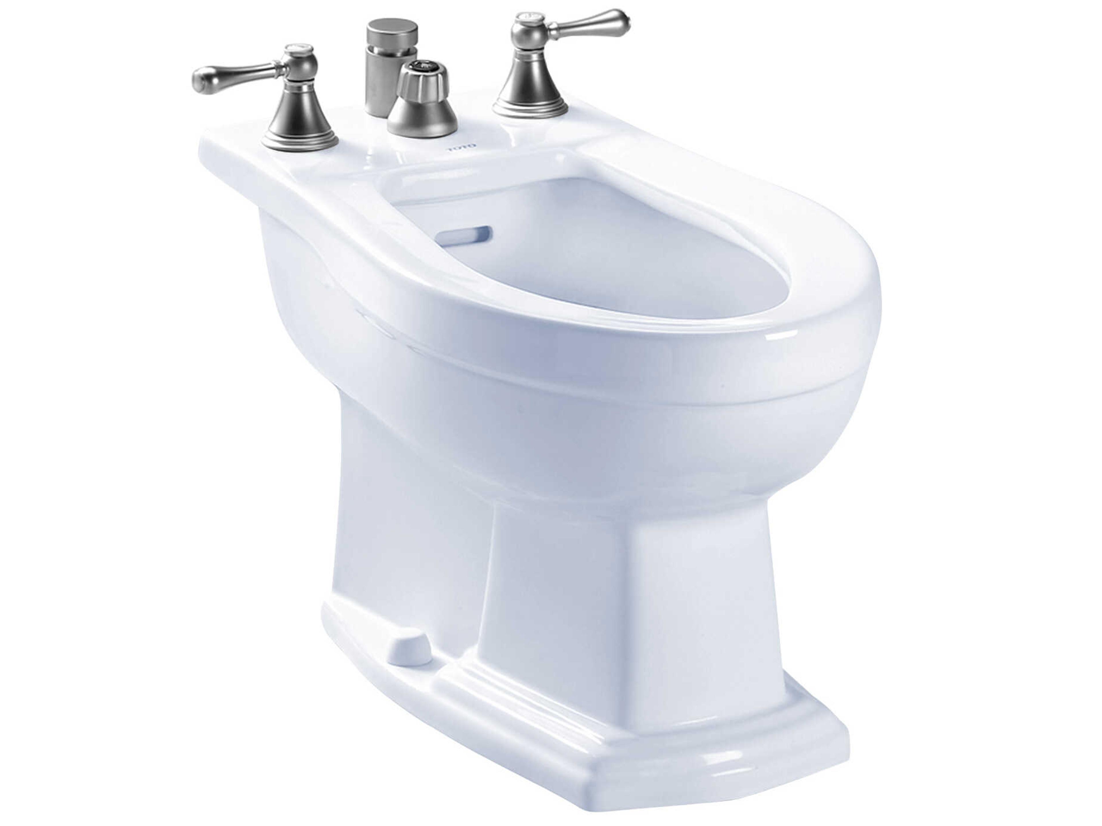 Clayton Deck Mount Vertical Spray Flushing Rim Bidet