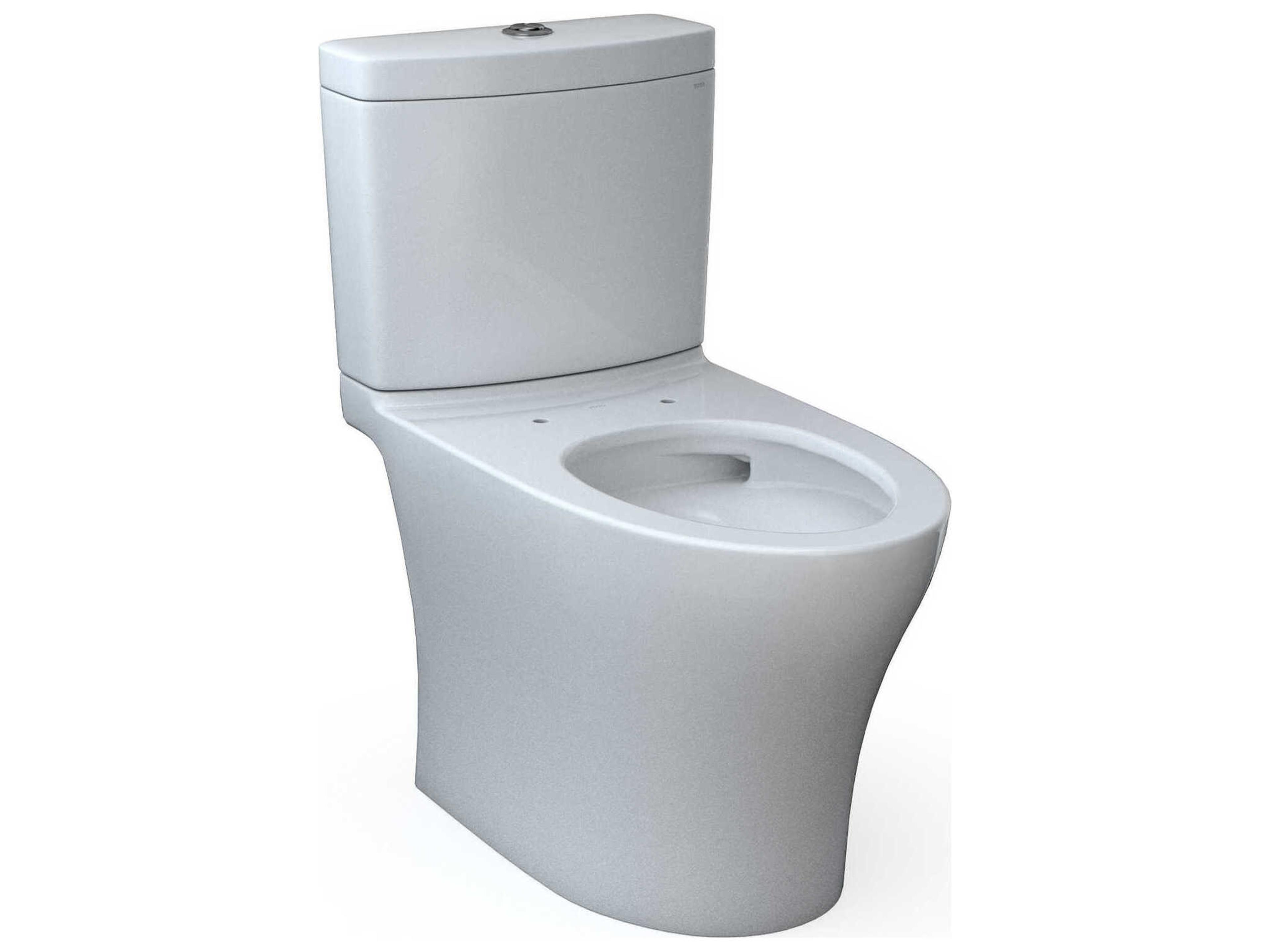 Aquia-IV 2-Piece Elongated Dual Flush Cotton White Toilet with Cefiontect