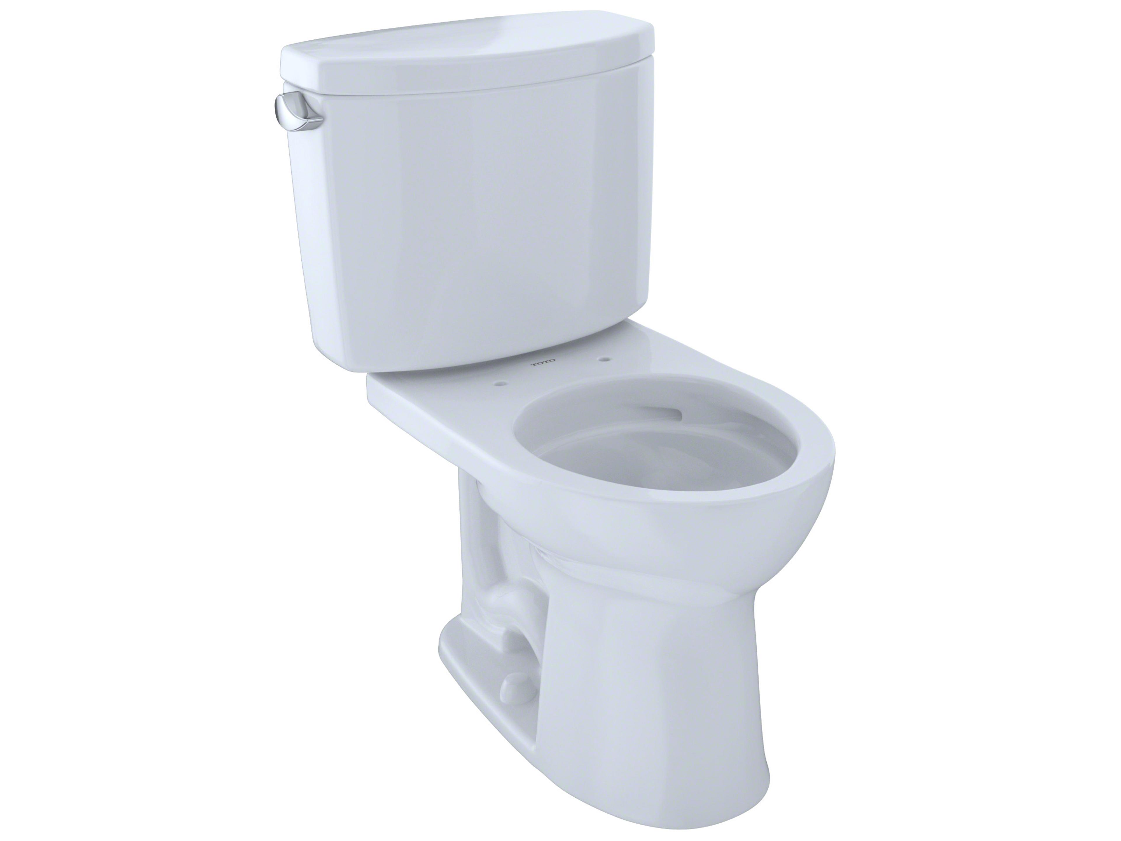 Drake-II 2-Piece Round Universal Height Toilet with Cefiontect