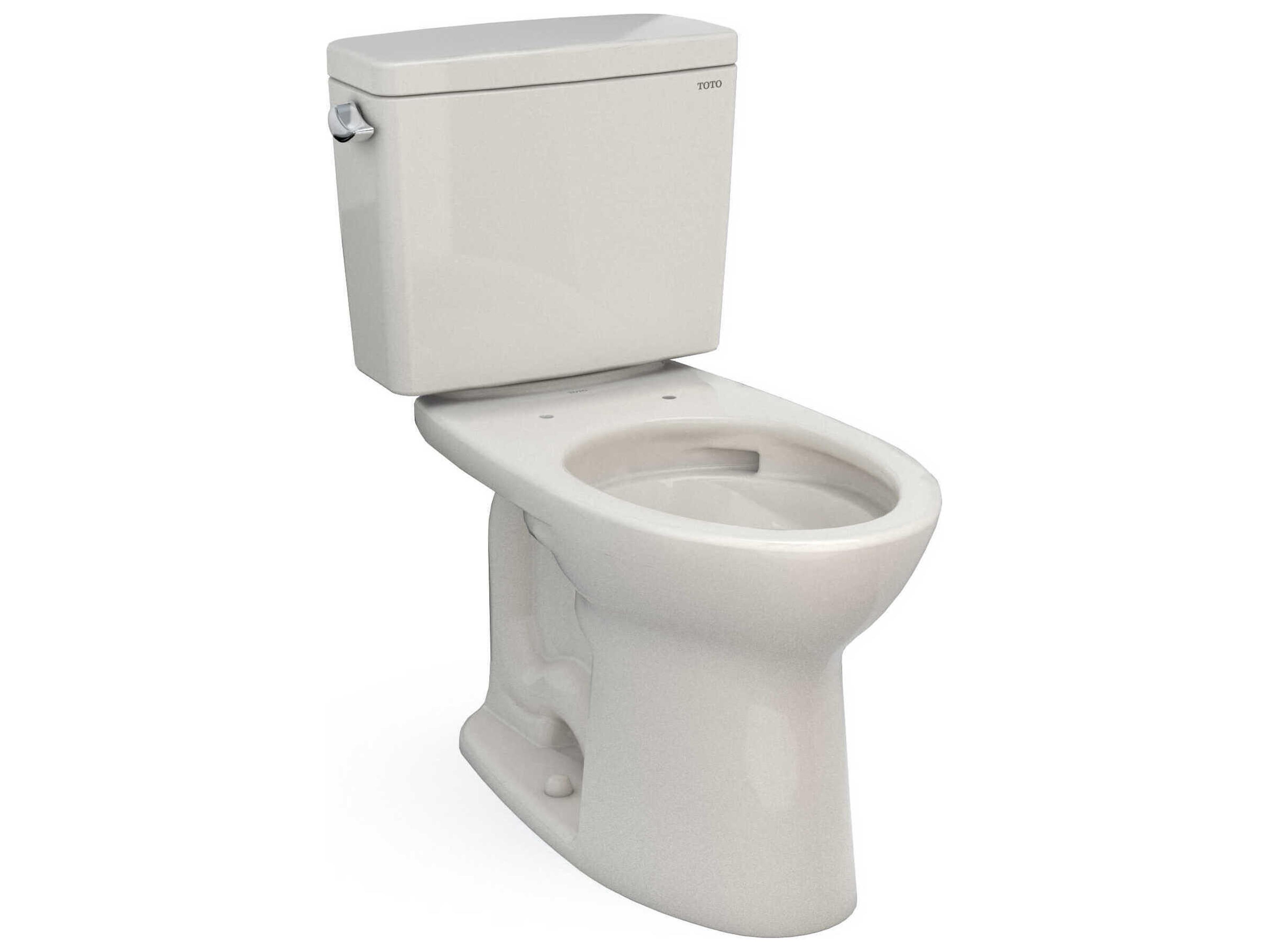 TOTO Drake 2-Piece Elongated Universal Height Tornado Flush Toilet with Cefiontect