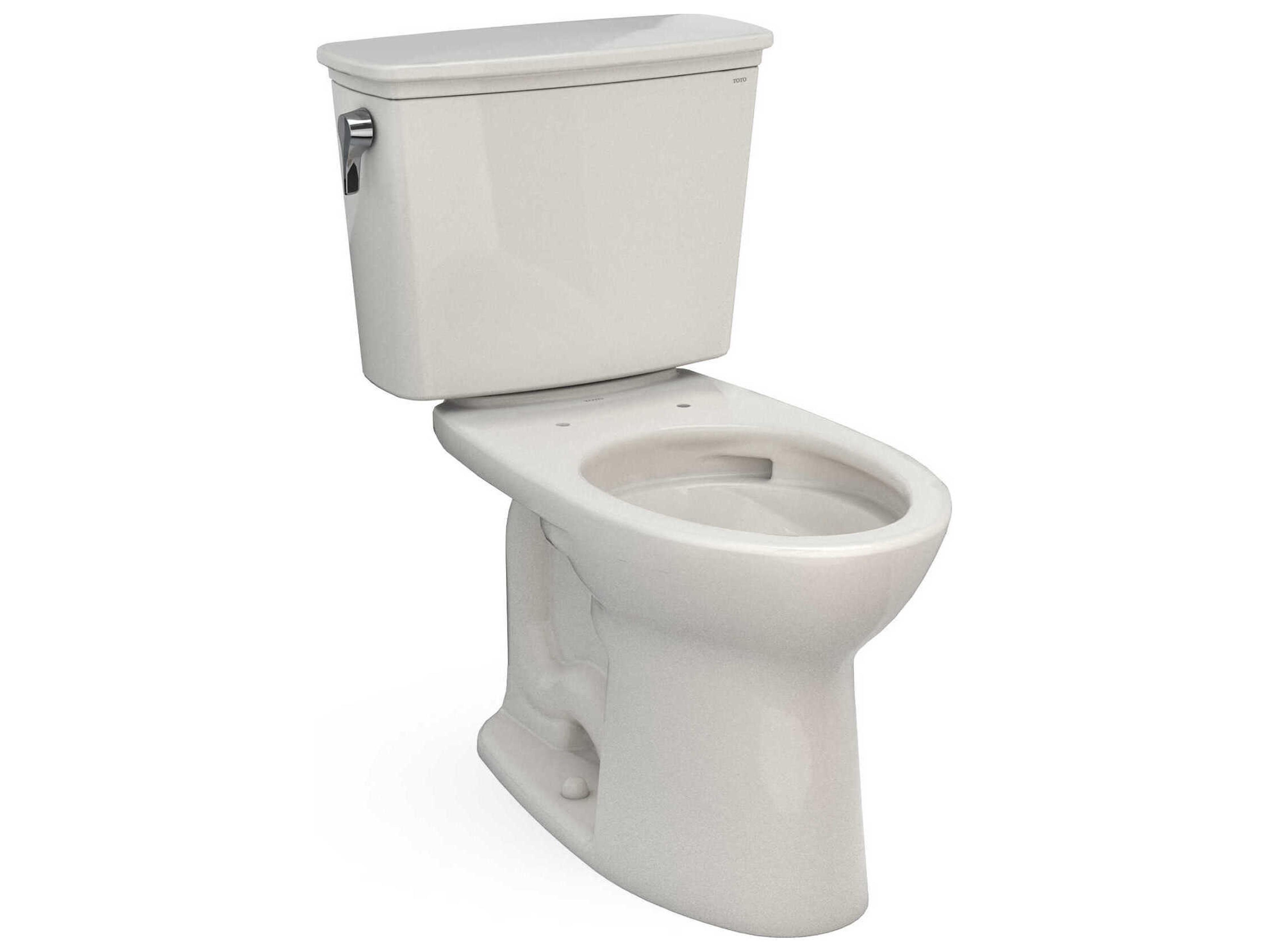 TOTO Drake Transitional 2-Piece Elongated Tornado Flush Toilet with Cefiontect