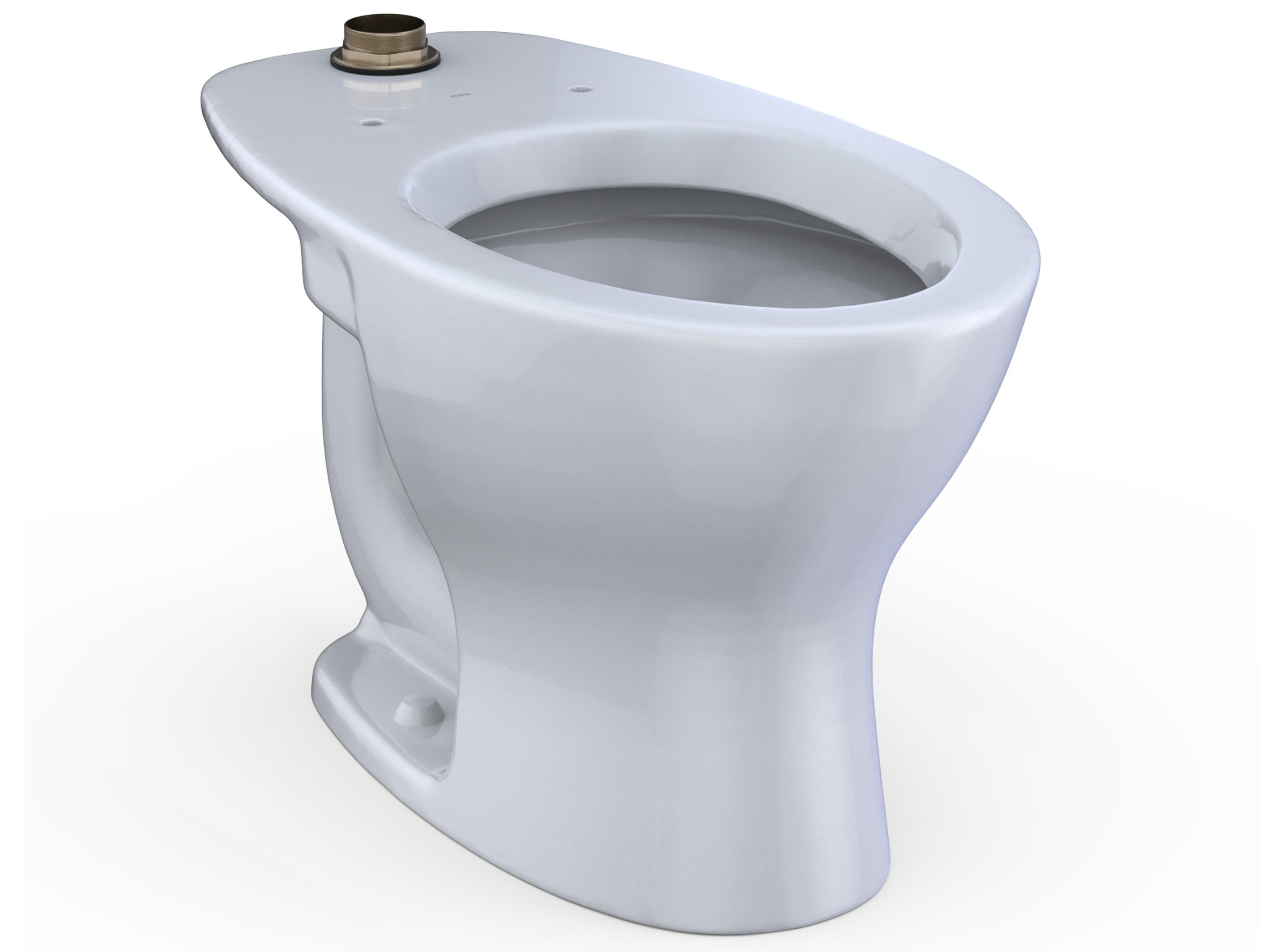 Tornado Flush Commercial Flushometer Floor-Mounted Toilet, Elongated
