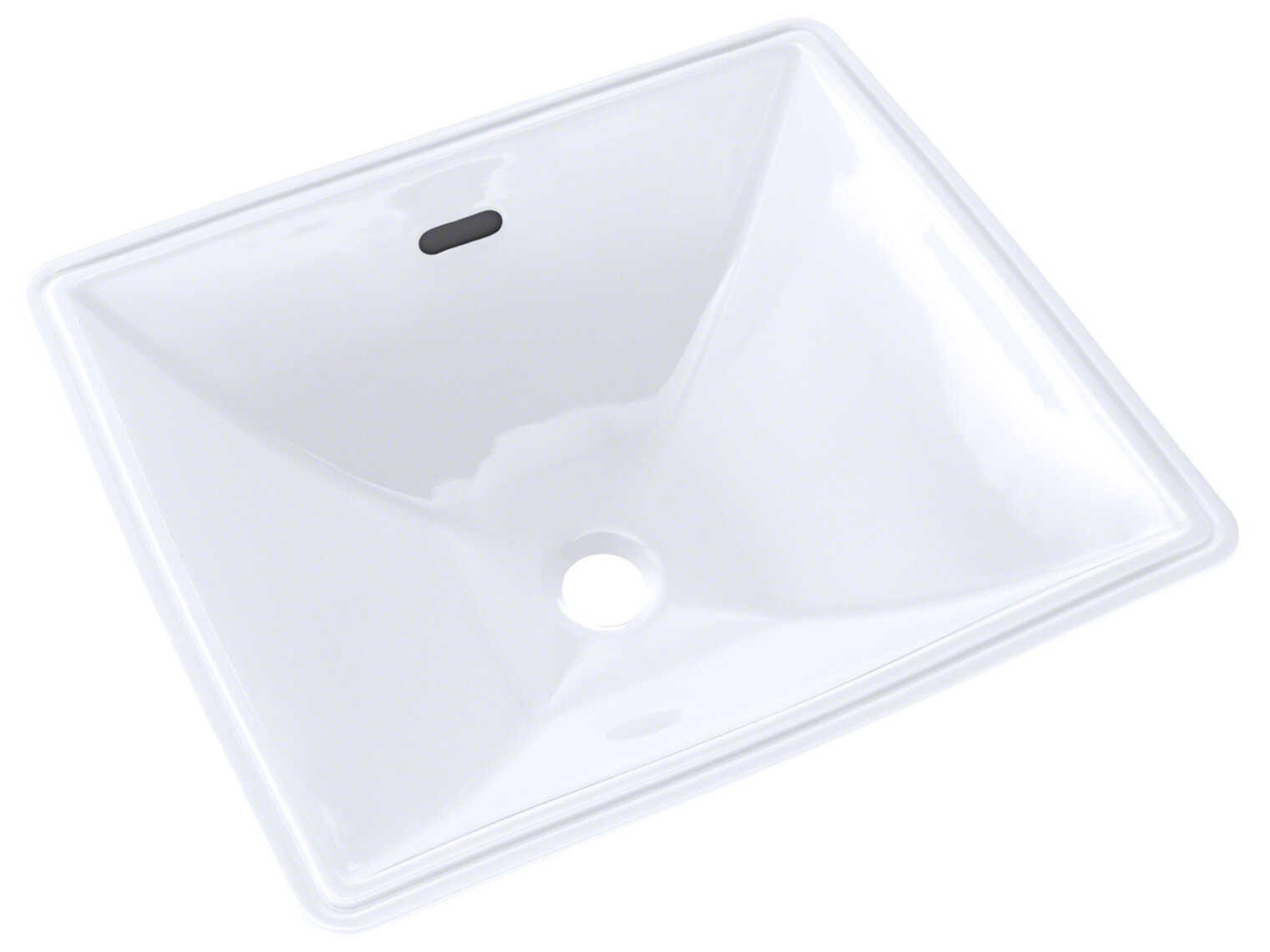 Legato Rectangular Undermount Bathroom Sink with Cefiontect