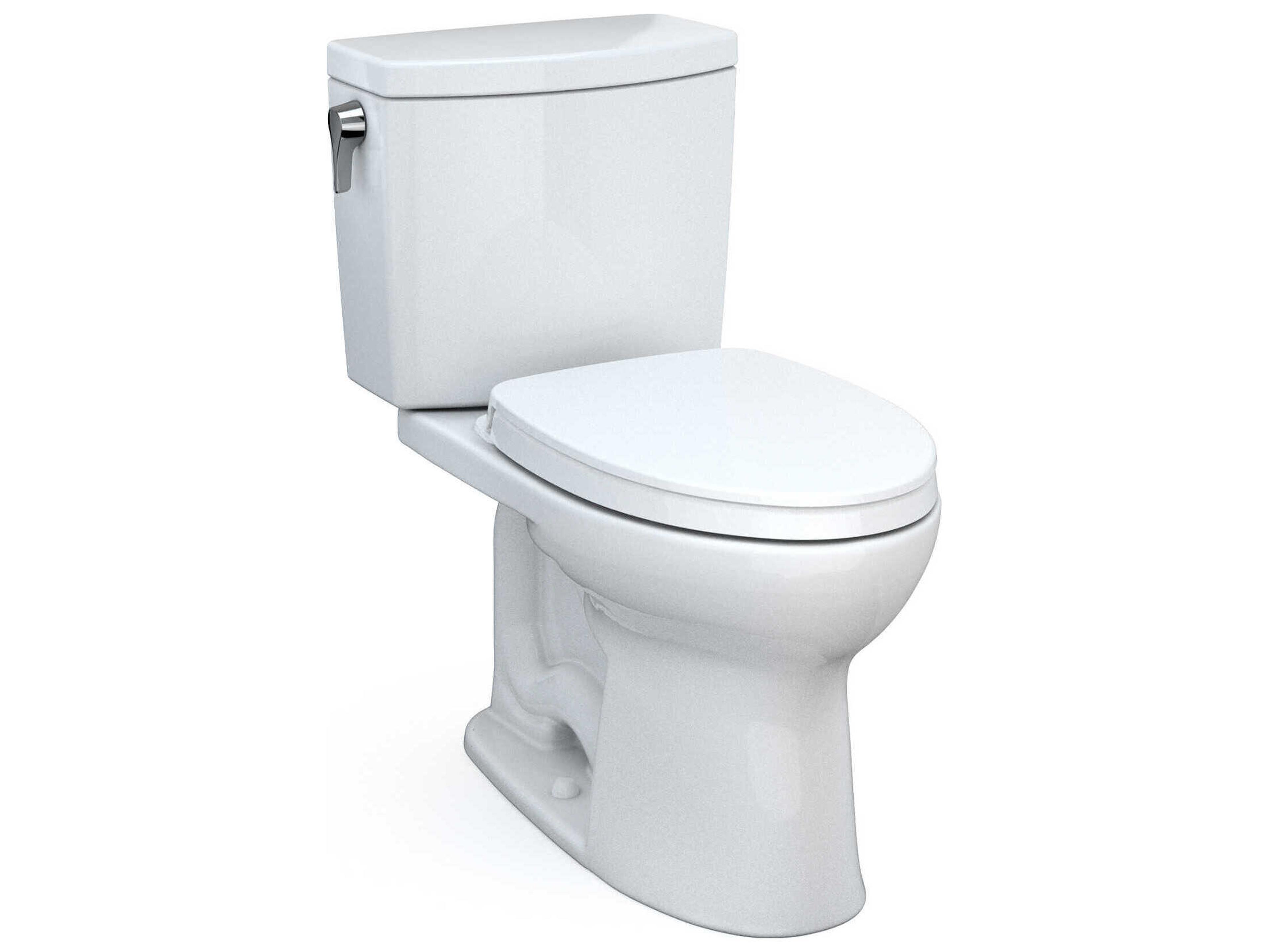 Drake-II 1G 2-Piece Elongated Universal Height Toilet with Cefiontect and SS124 SoftClose Seat, Washlet+ Ready