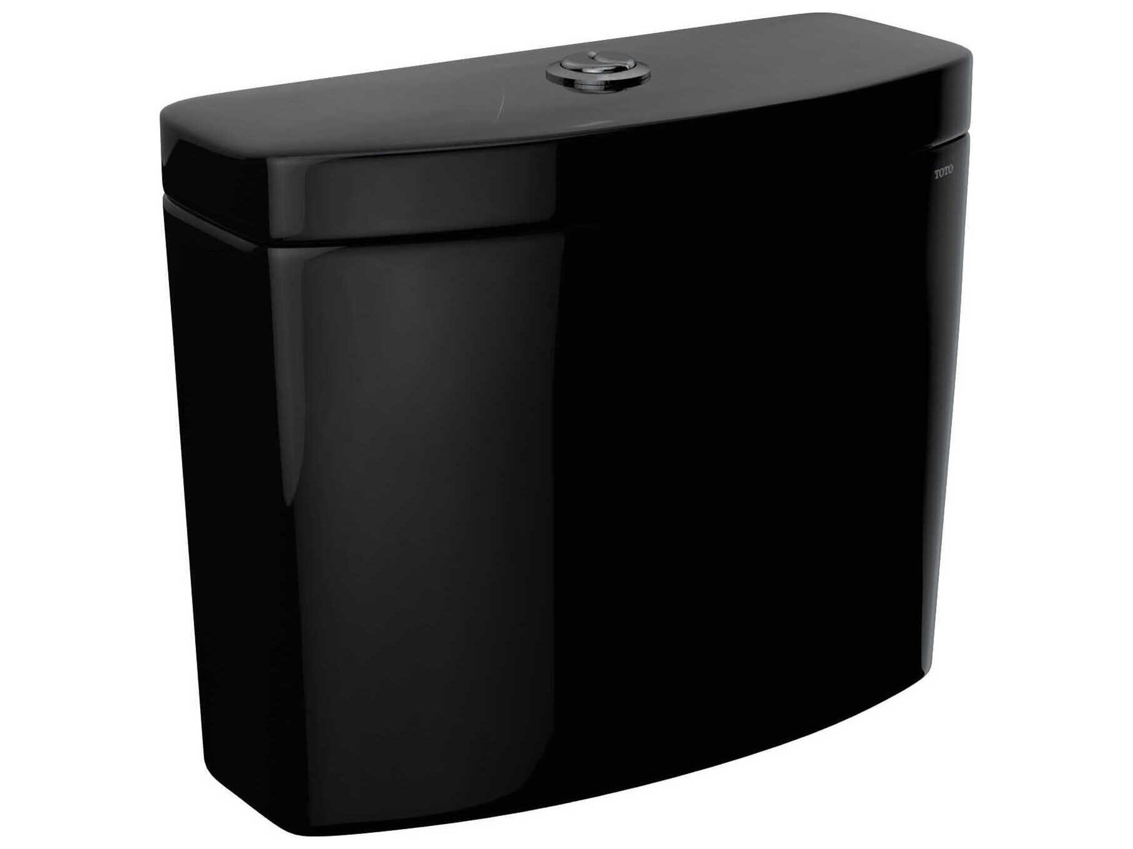 Aquia-IV Dual Flush Ebony Toilet Tank Only with Washlet+ Auto Flush Compatibility