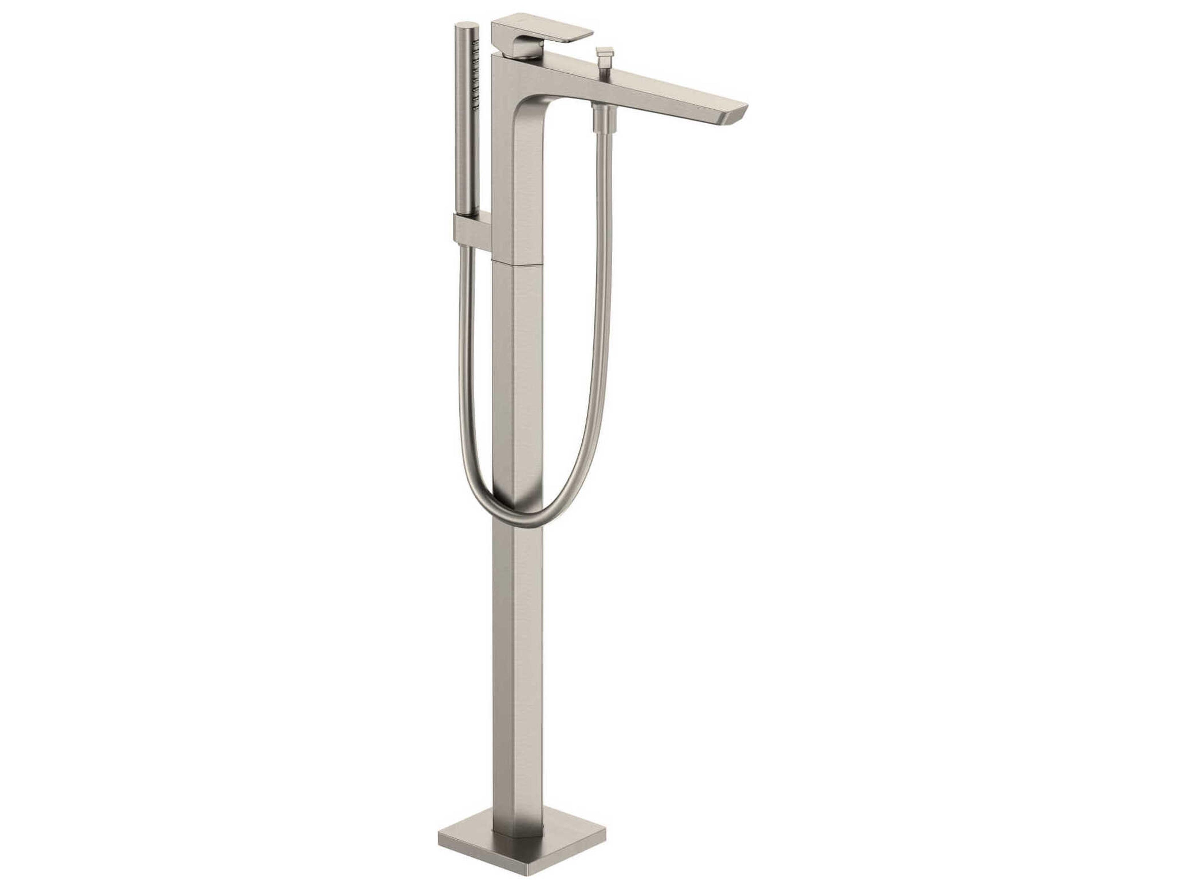 Global Edge Single-Handle Free Standing Tub Filler with Handshower