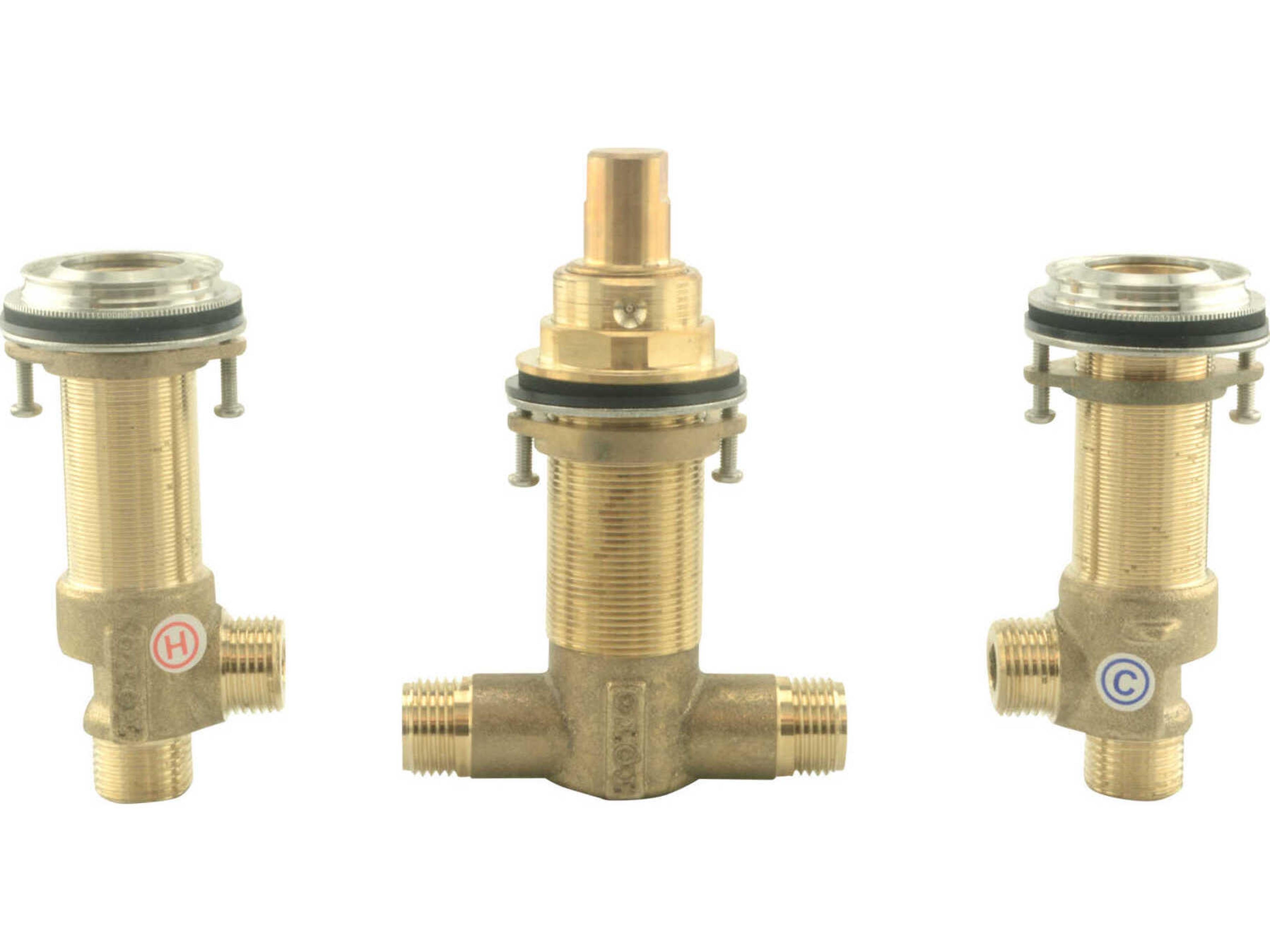 Three-Hole Roman Tub Filler Rough-In Valve