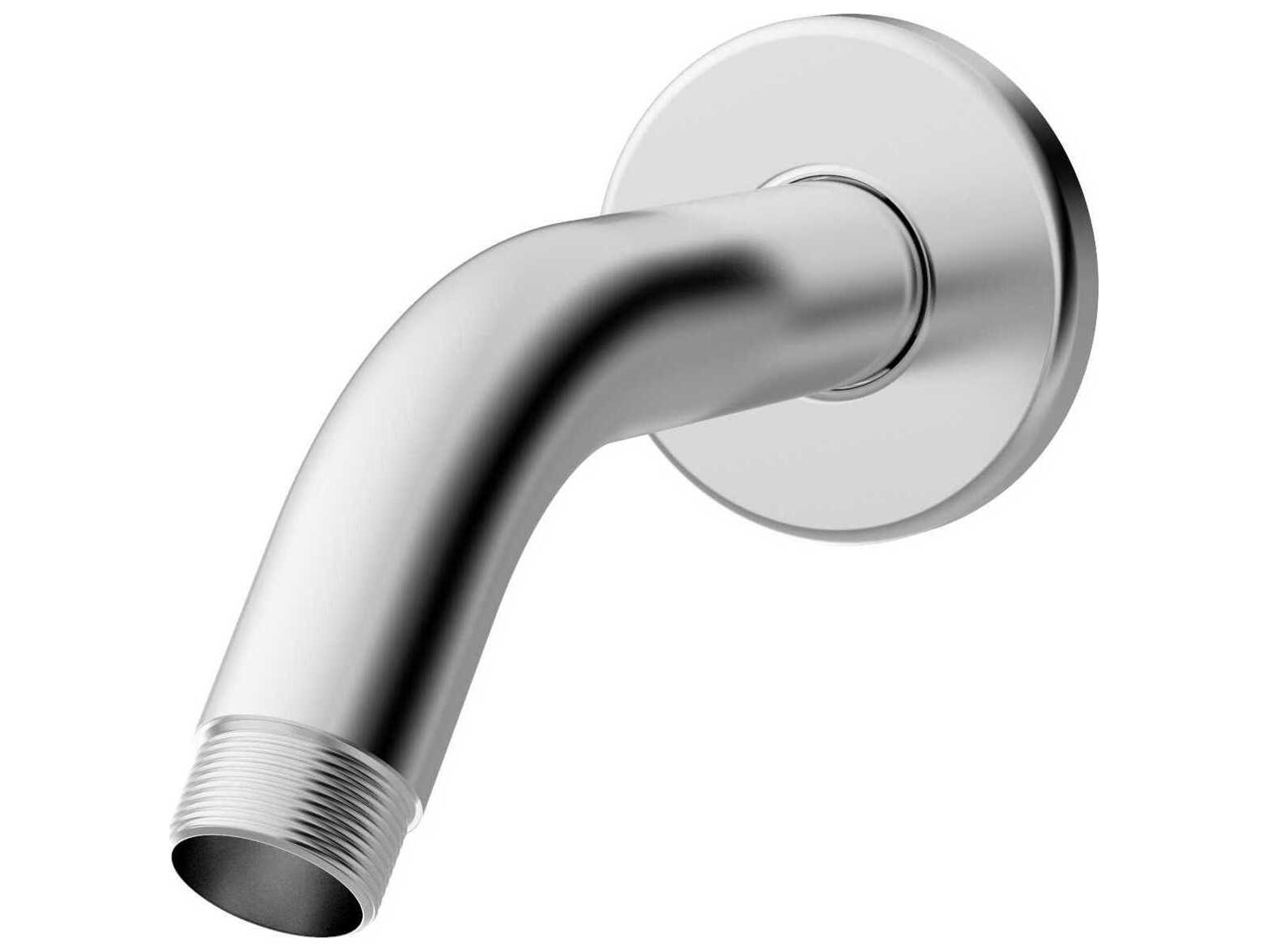 Modern Polished Chrome 6" Shower Arm