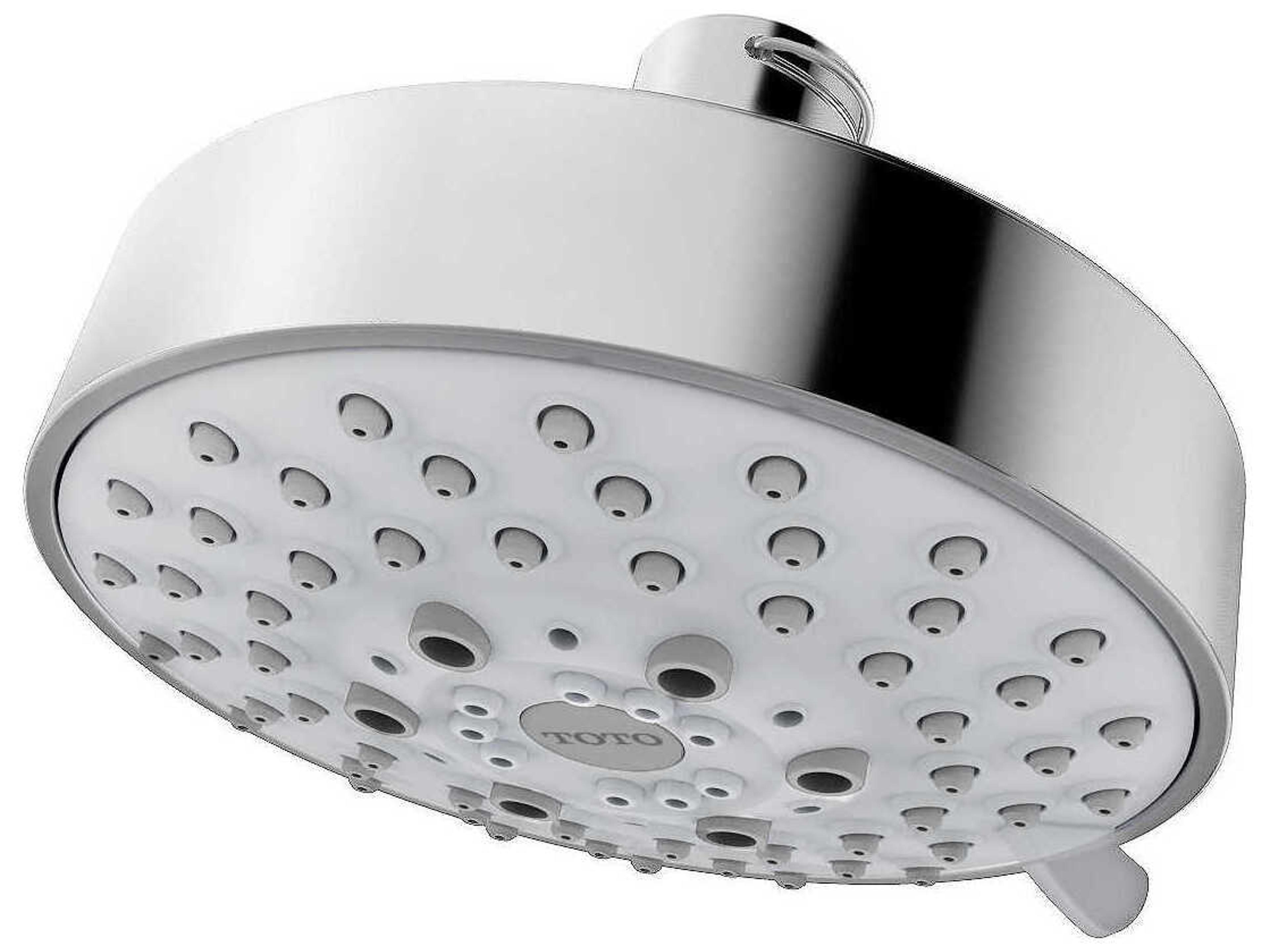 L-Series Polished Chrome Multifunction 4" Modern Round Showerhead