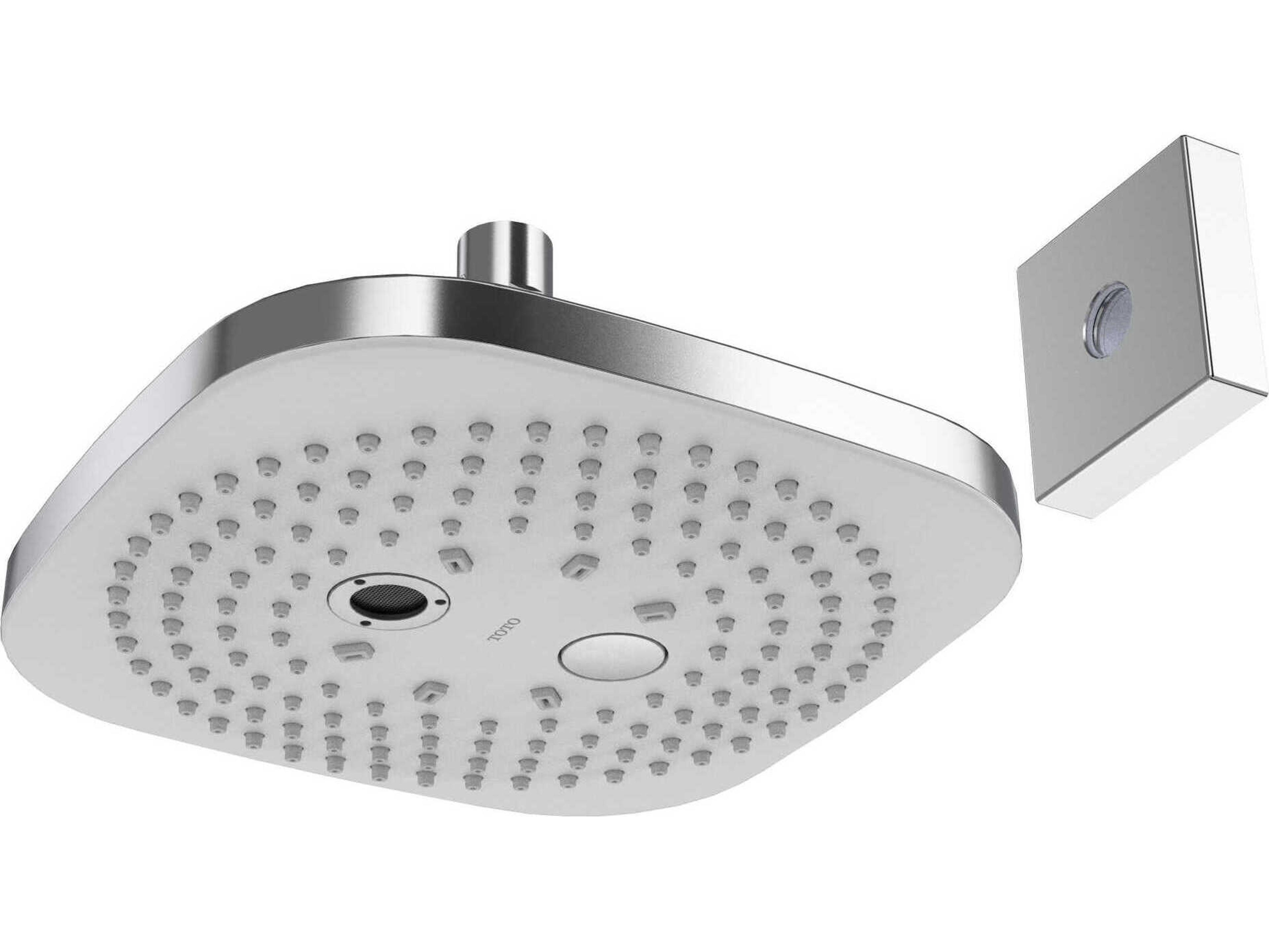G-Series Polished Chrome Multifunction 8.5" Square Showerhead with Comfort Wave and Warm Spa
