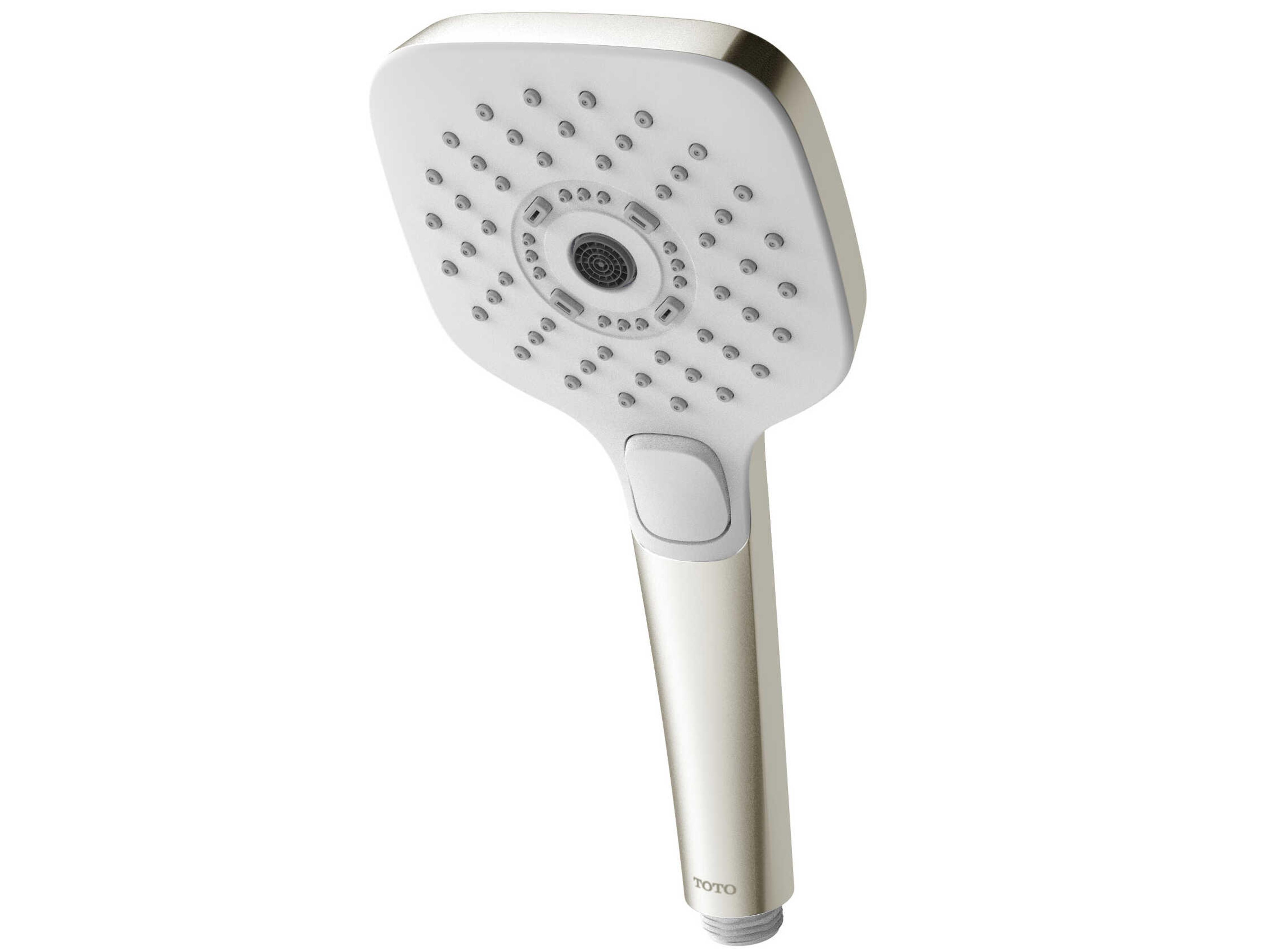 G-Series Multifunction 4" Square Handshower with Active Wace, Comfort Wave, and Warm Spa