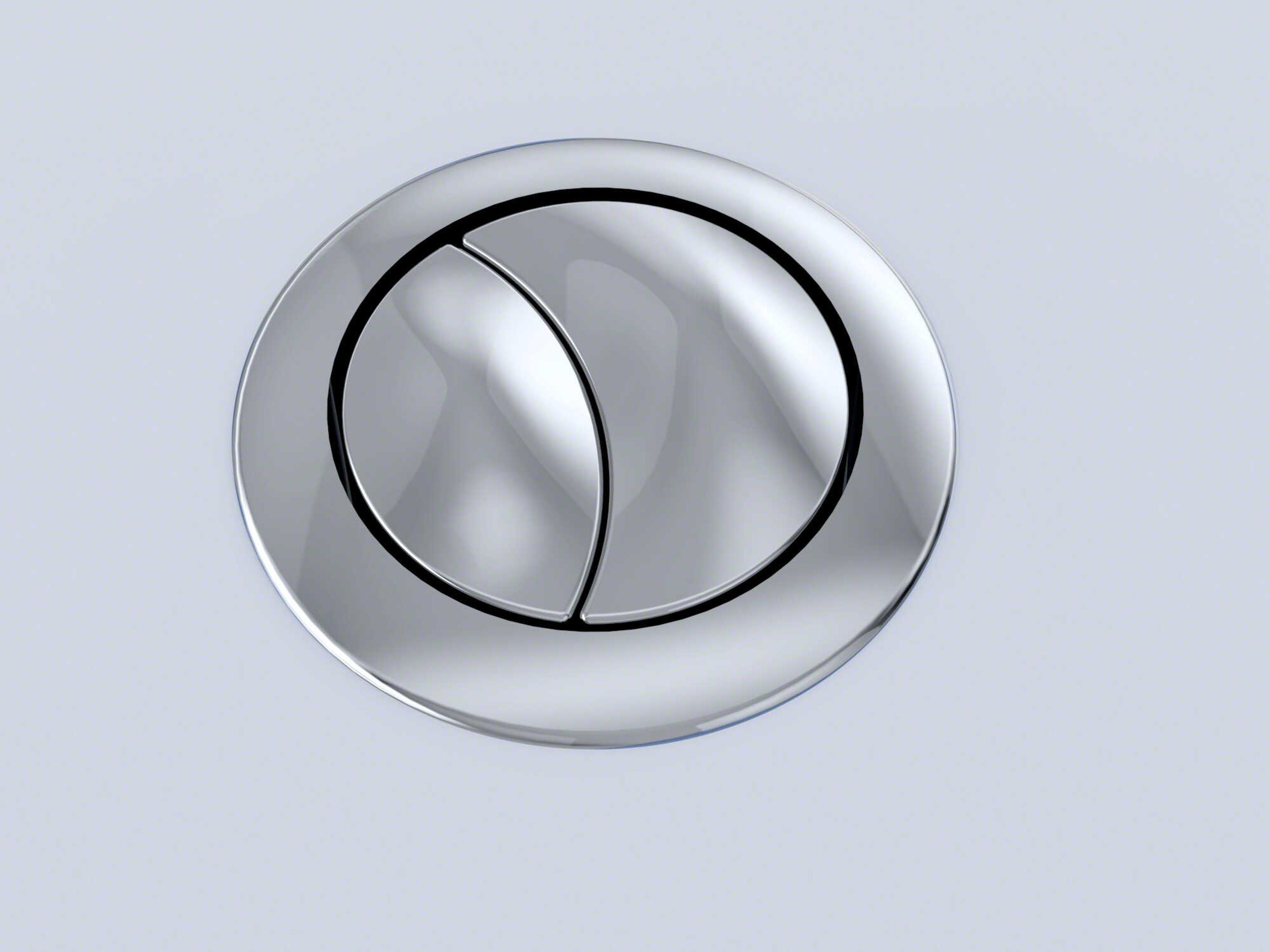 Polished Chrome Push Button Spare Part