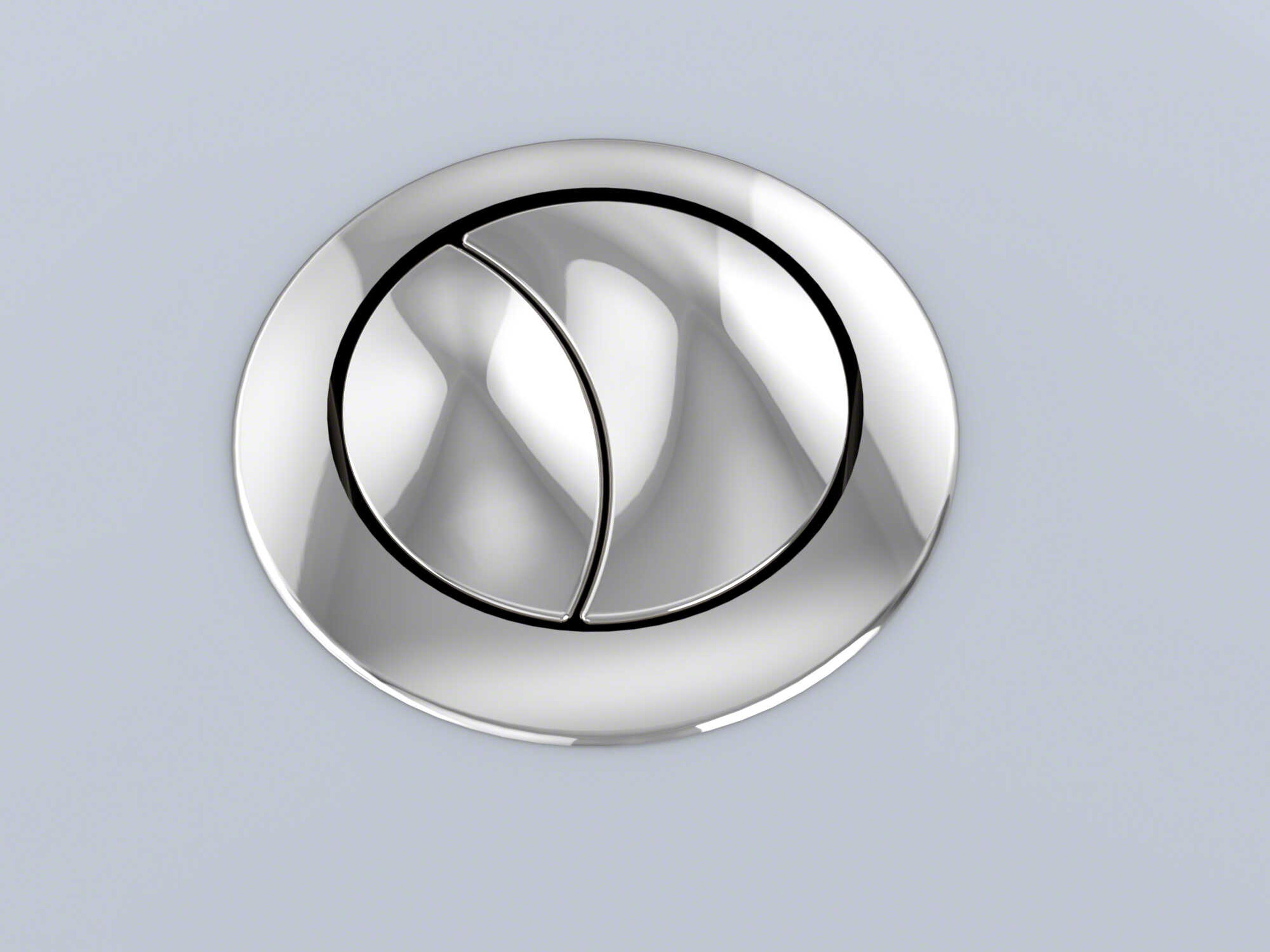 Aquia Polished Nickel Push Button