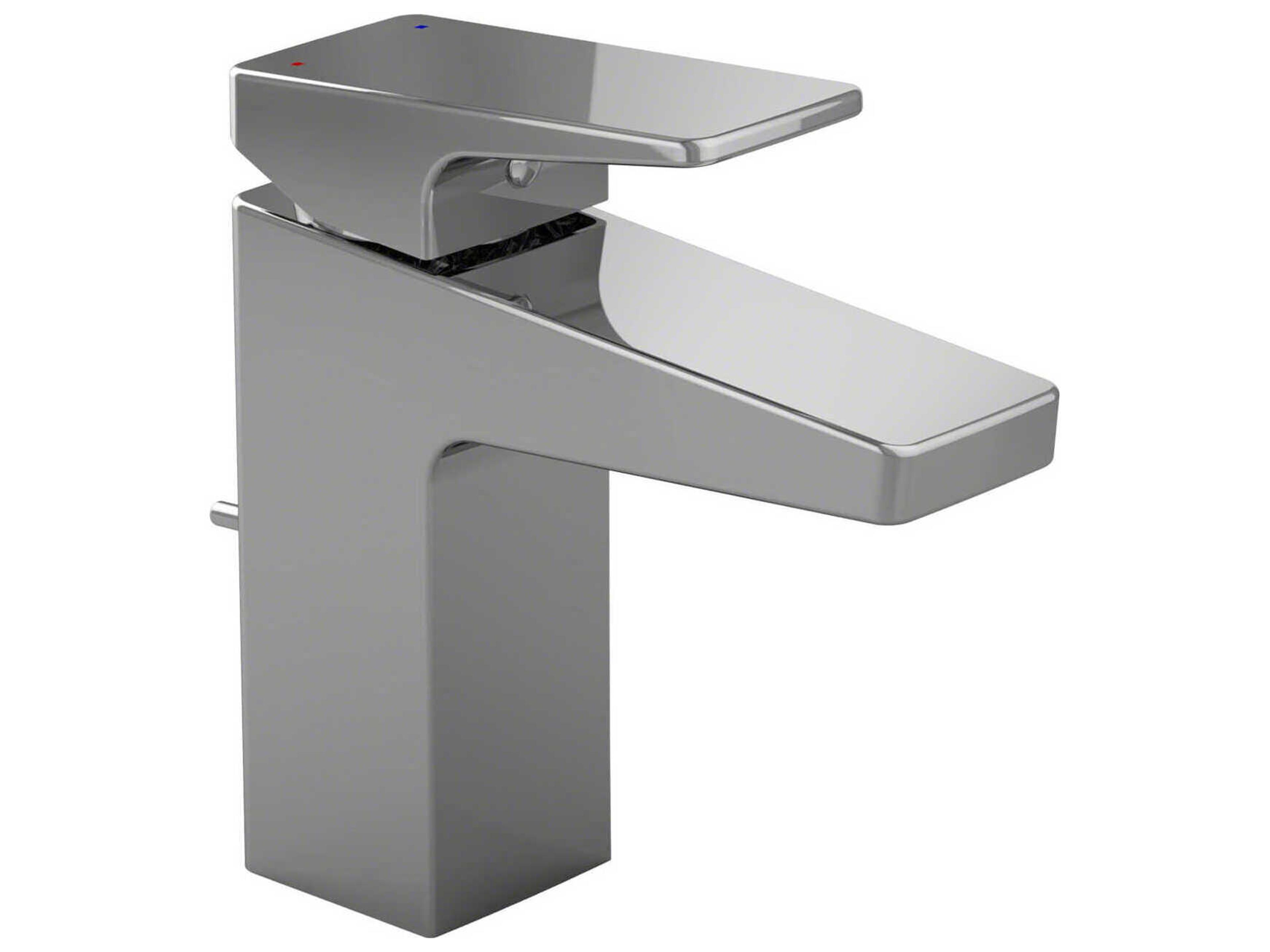 Oberon F Single Handle Polished Chrome Bathroom Sink Faucet