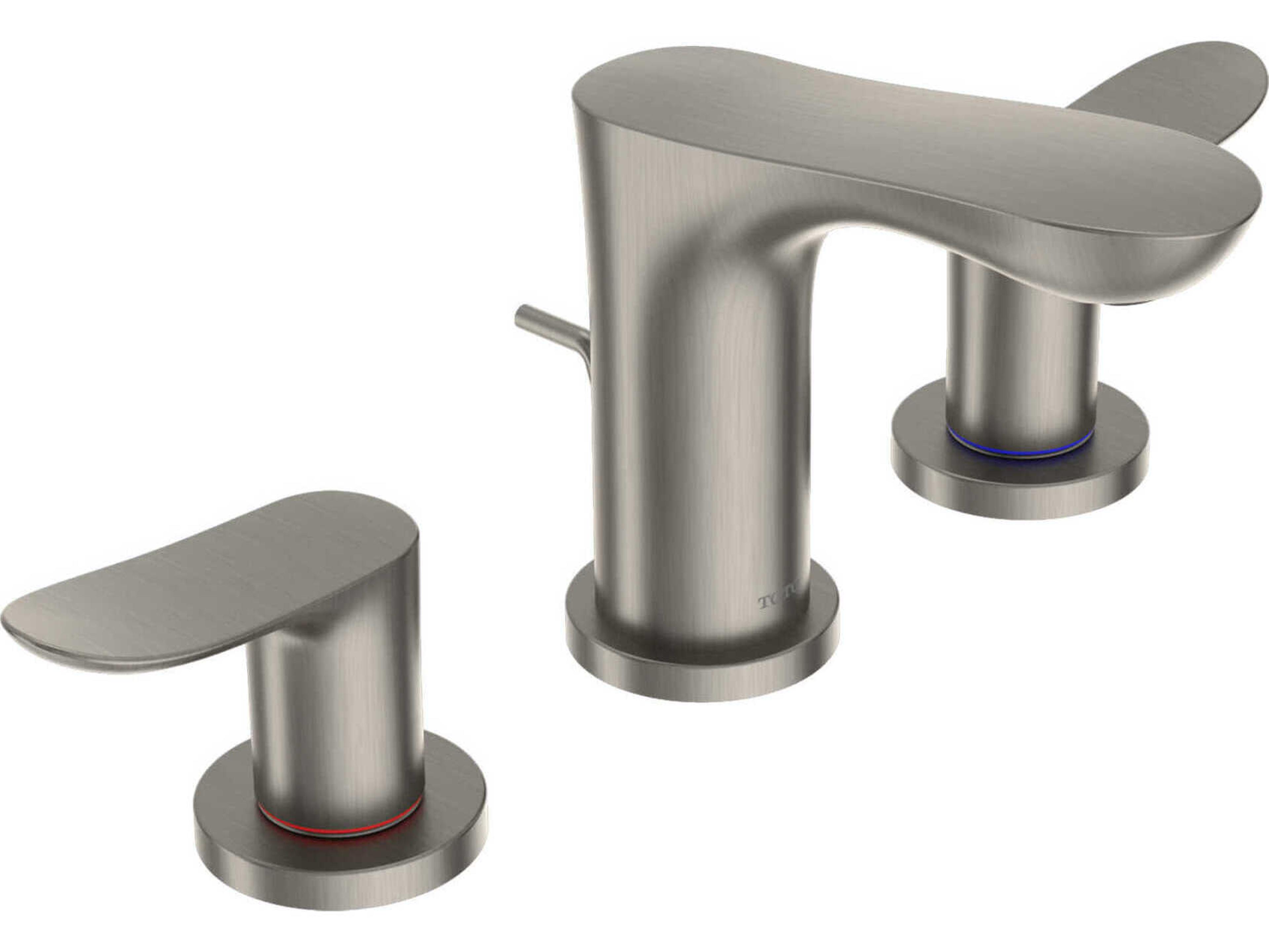 GO-Series Two Handle Widespread Bathroom Sink Faucet with Drain Assembly