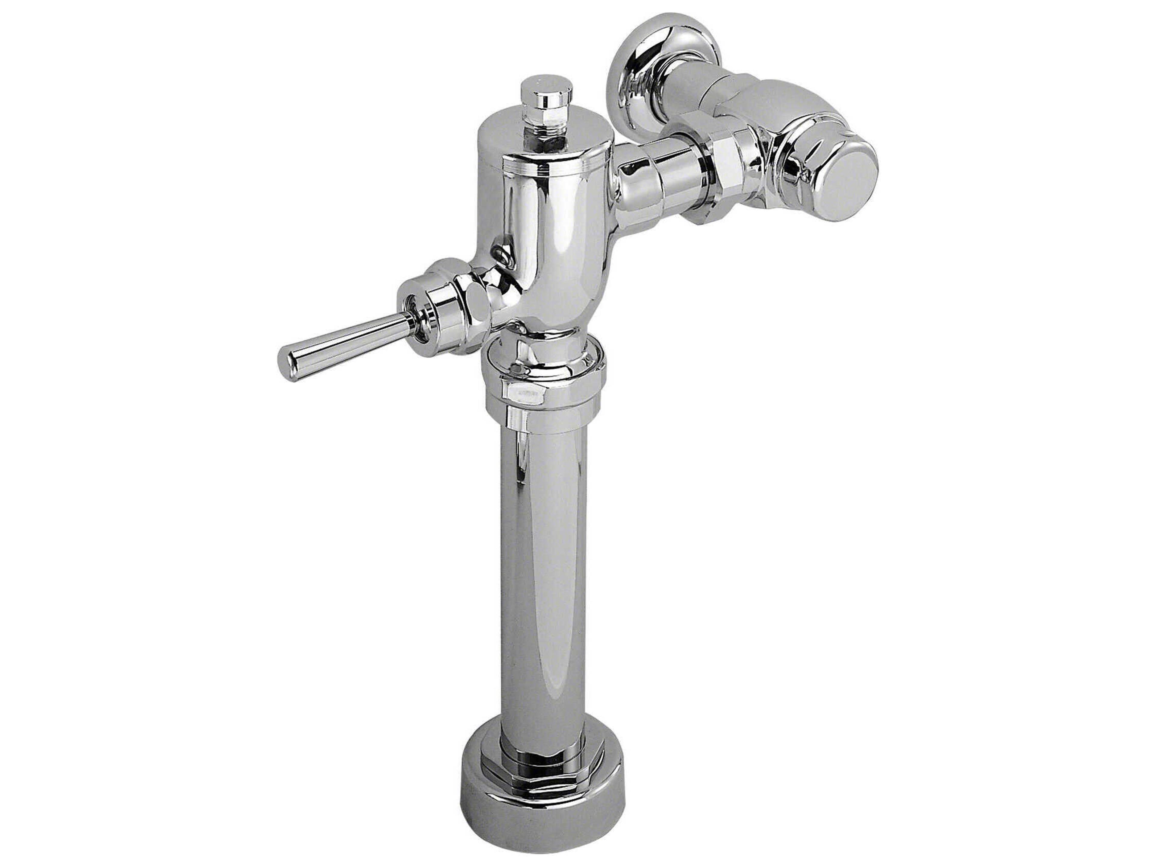 Polished Chrome Toilet Manual Commercial Flush Valve