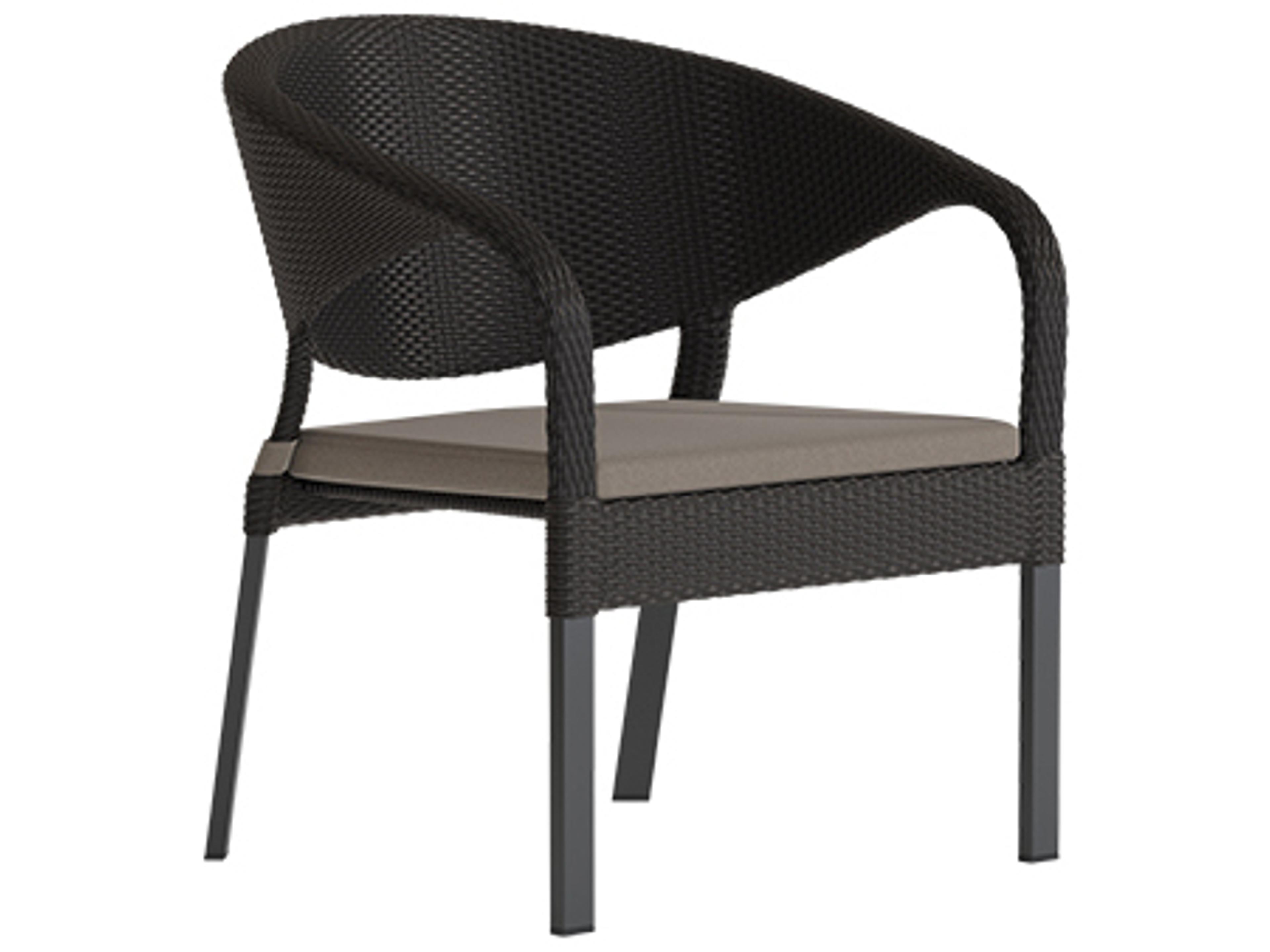 Montara Aluminum Woven Stackable Lounge Chair