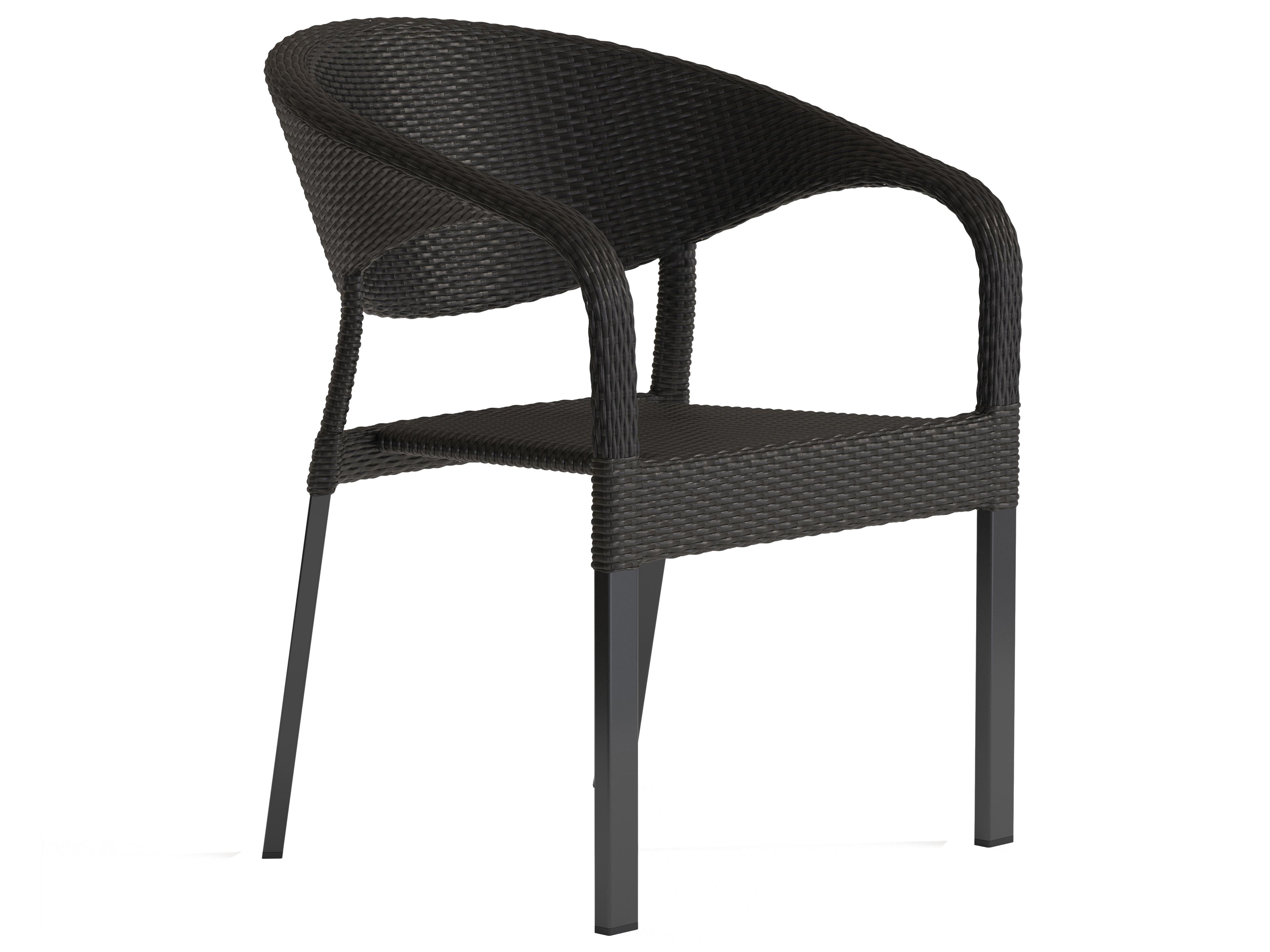 Montara Woven Stackable Outdoor Dining Arm Chair
