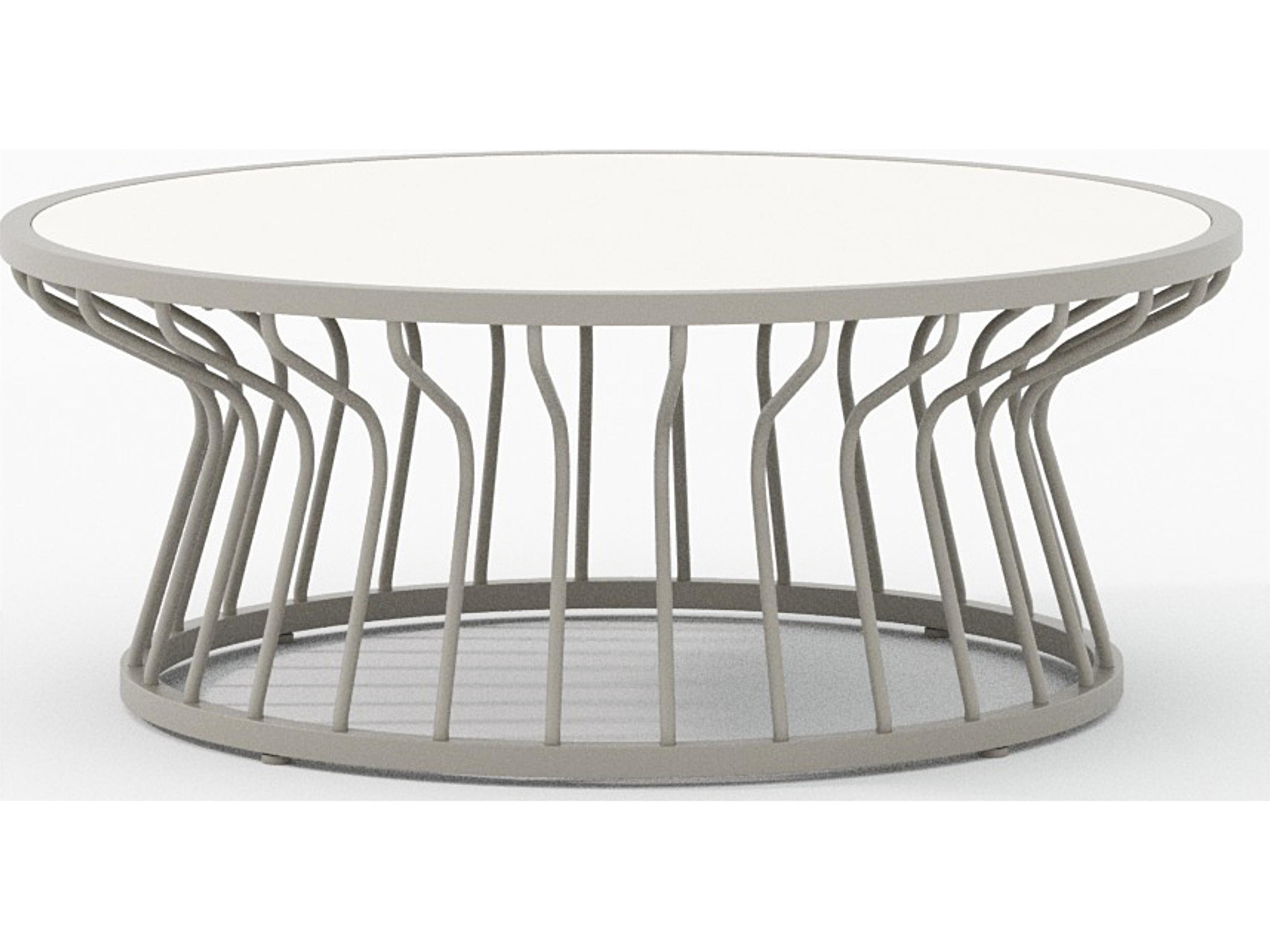 Kali Aluminum Round Coffee