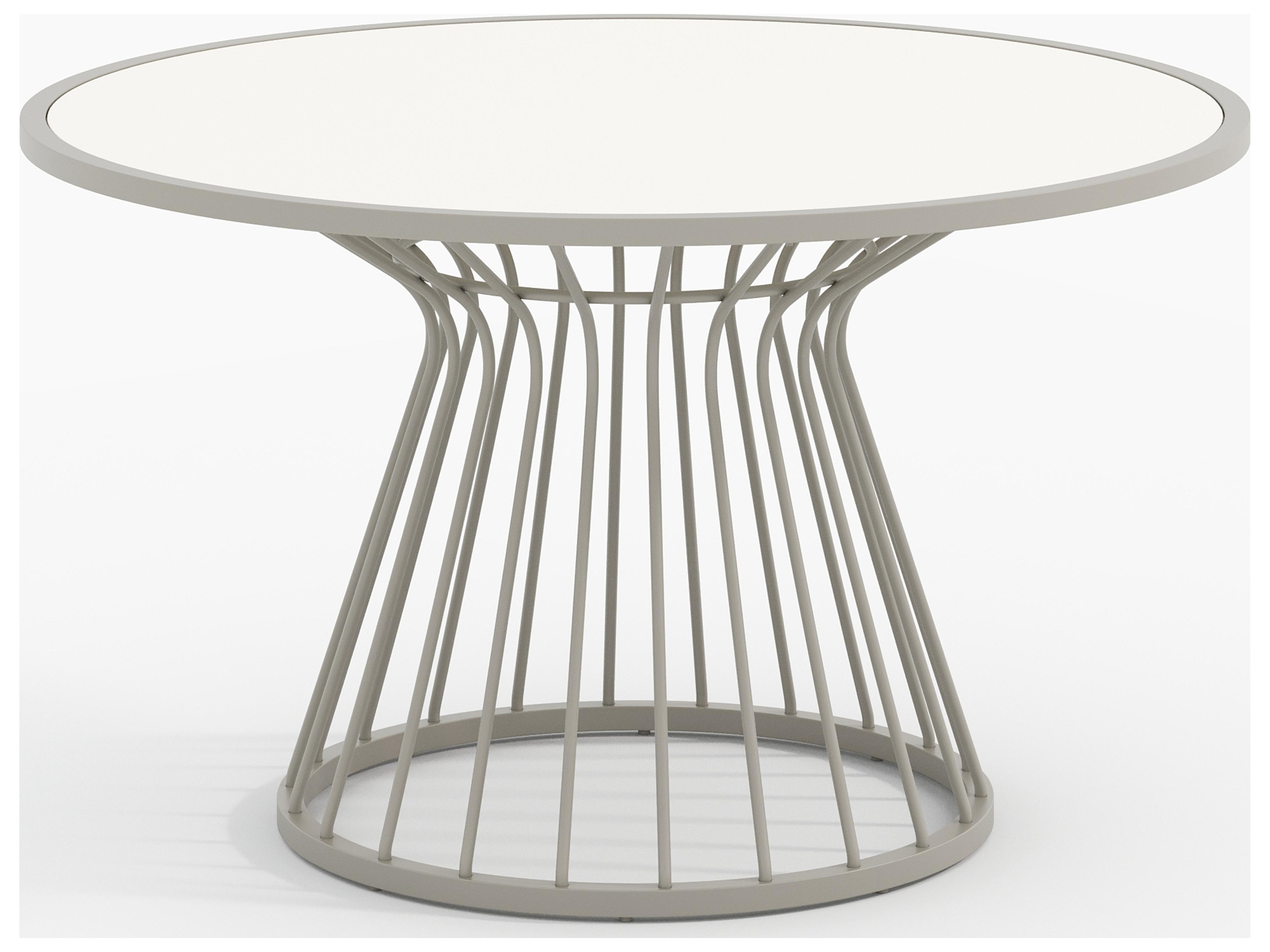 Kali Aluminum Round Dining Table