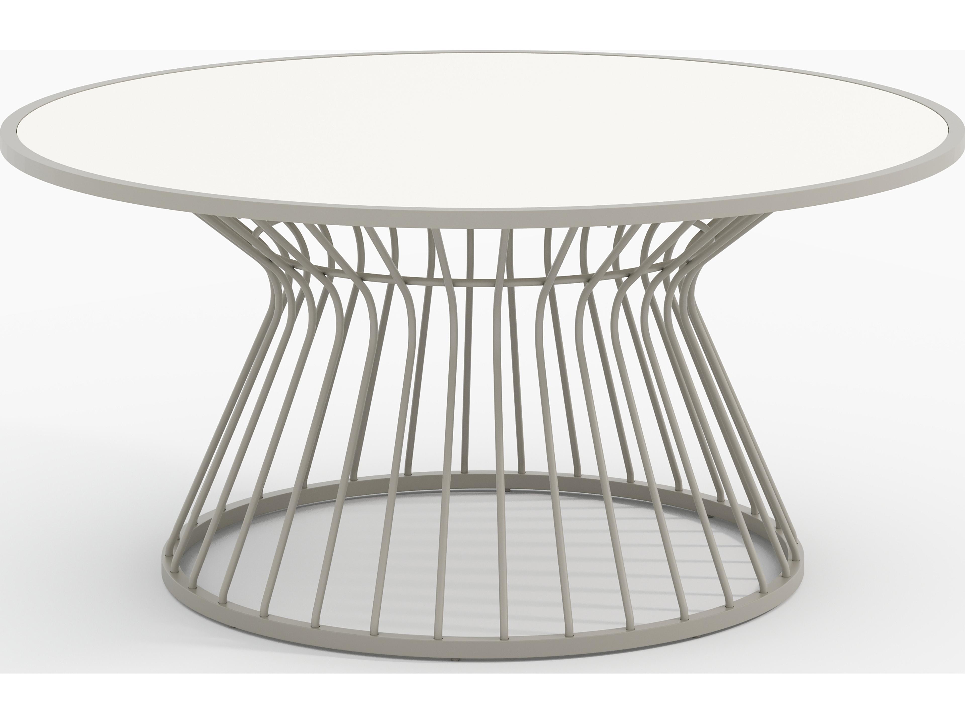 Kali Aluminum Round Dining Table