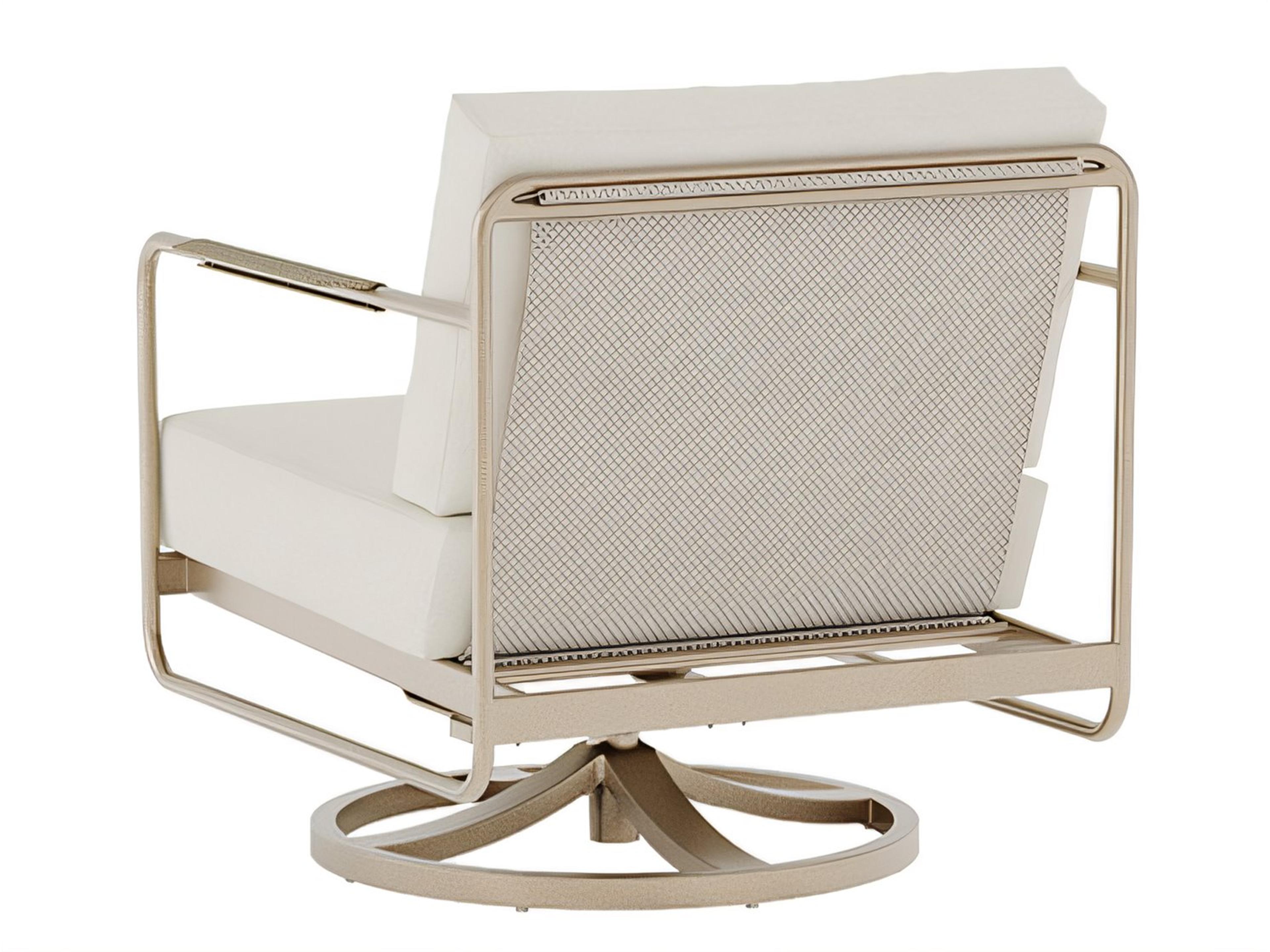 Tropitone Mirage Cushion Aluminum Swivel Lounge Chair