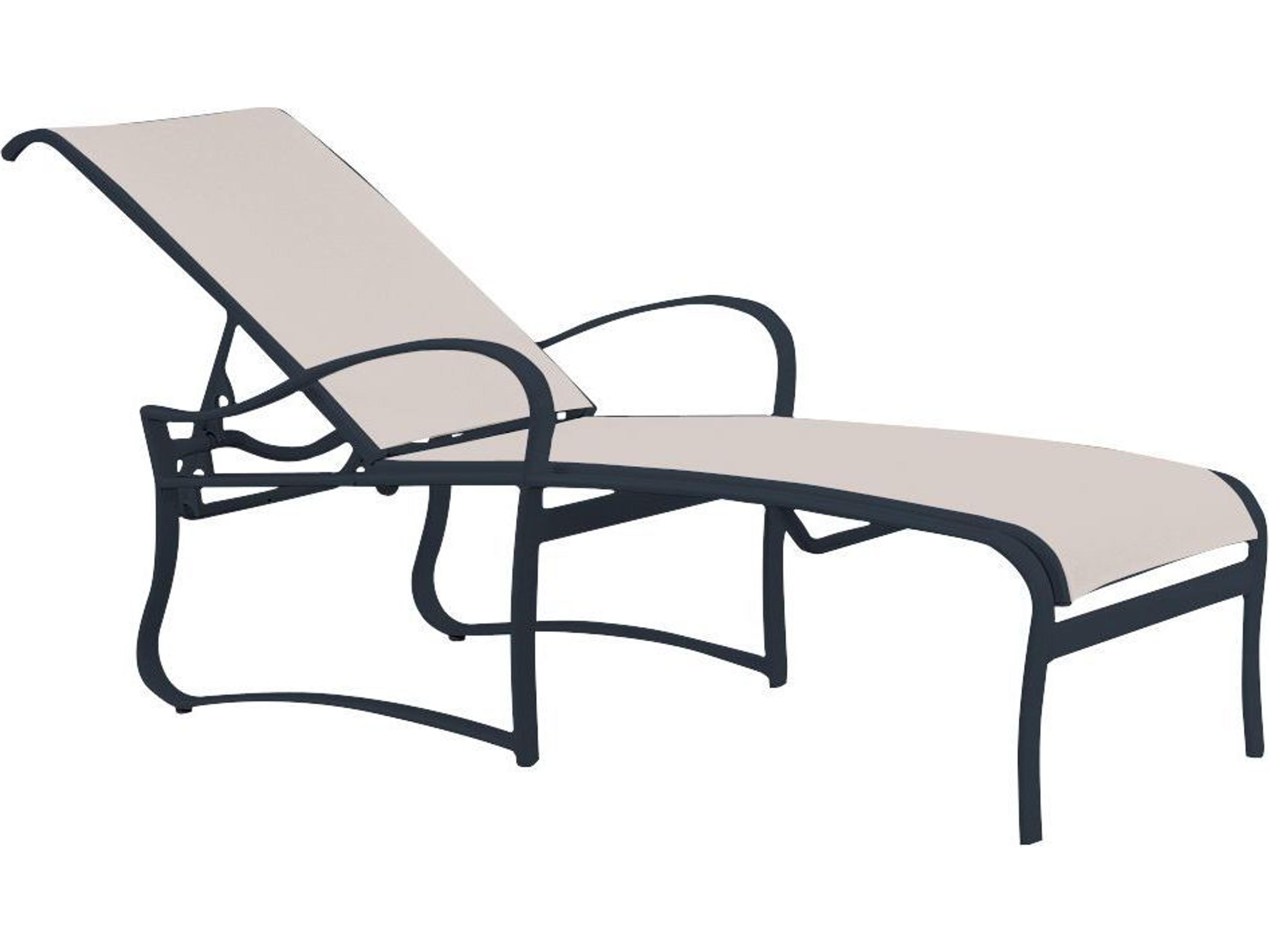 Shoreline Sling Aluminum Patio Chaise Lounge