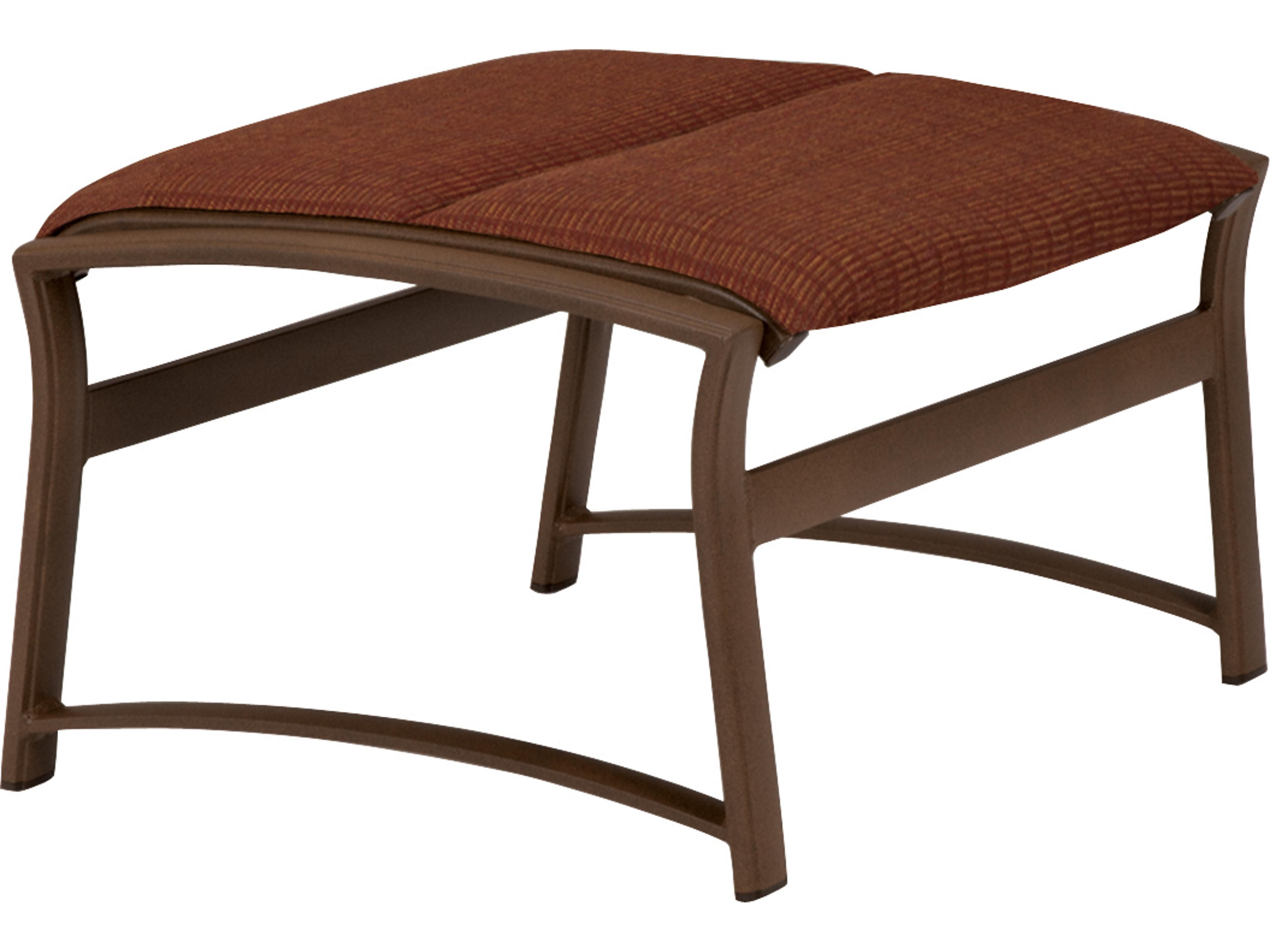 Corsica Padded Sling Aluminum Outdoor Ottoman