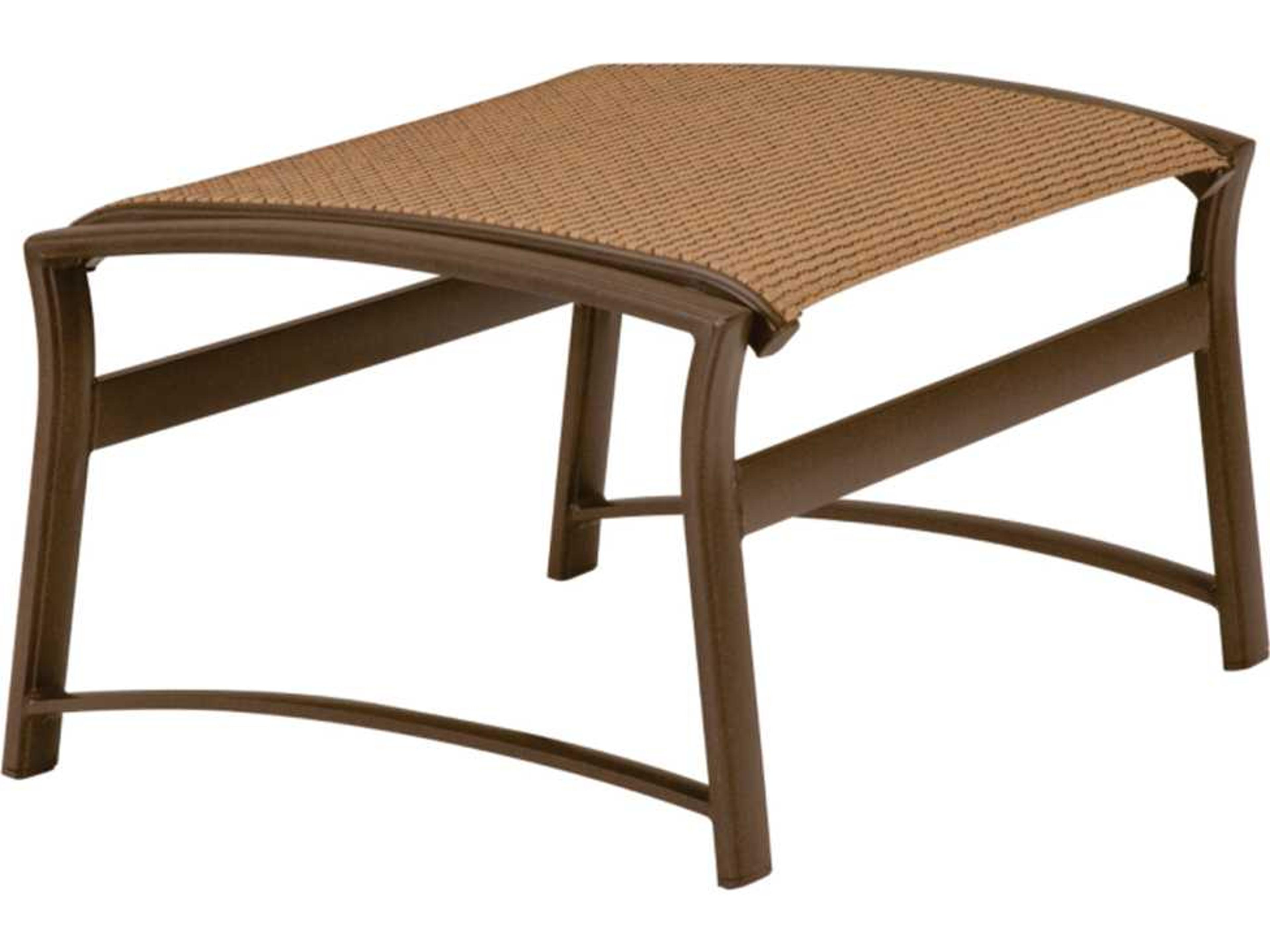 Corsica Sling Aluminum Patio Ottoman