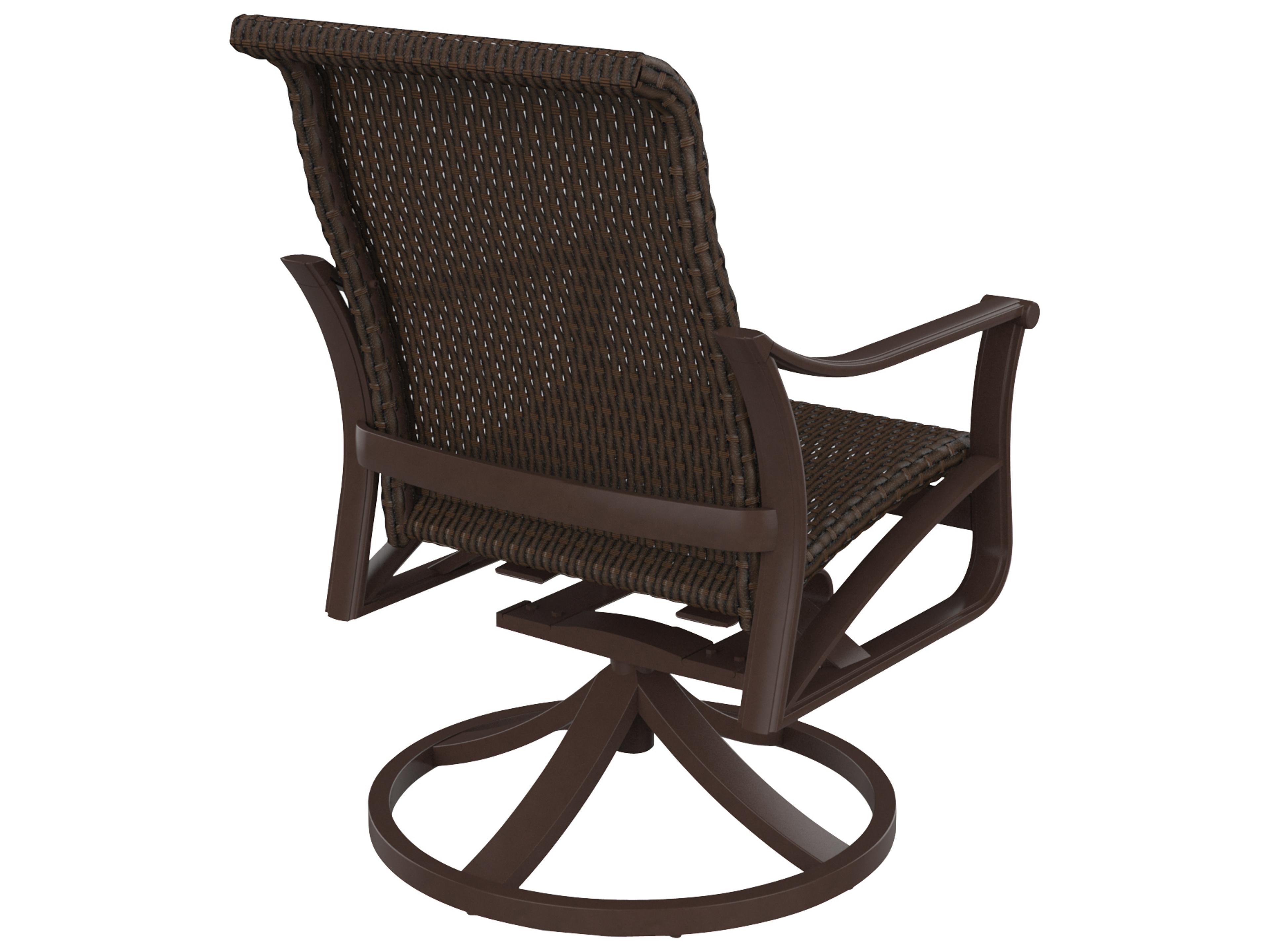 Tropitone Corsica Woven Aluminum Wicker Patio Dining Chair